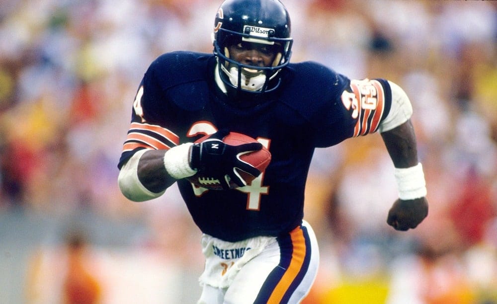 Chicago Bears Hall-Of-Famer Running Back Walter Payton