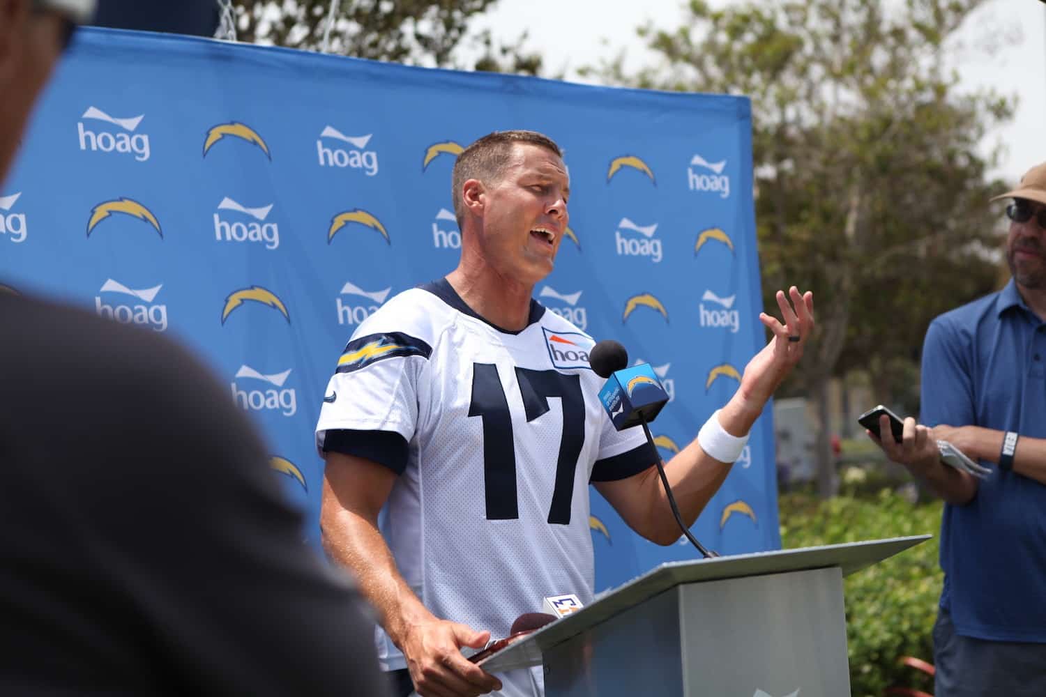 Philip Rivers Legacy. Los Angeles Chargers QB Philip Rivers During Training Camp In 2018. Photo Credit: Monica Dyrud