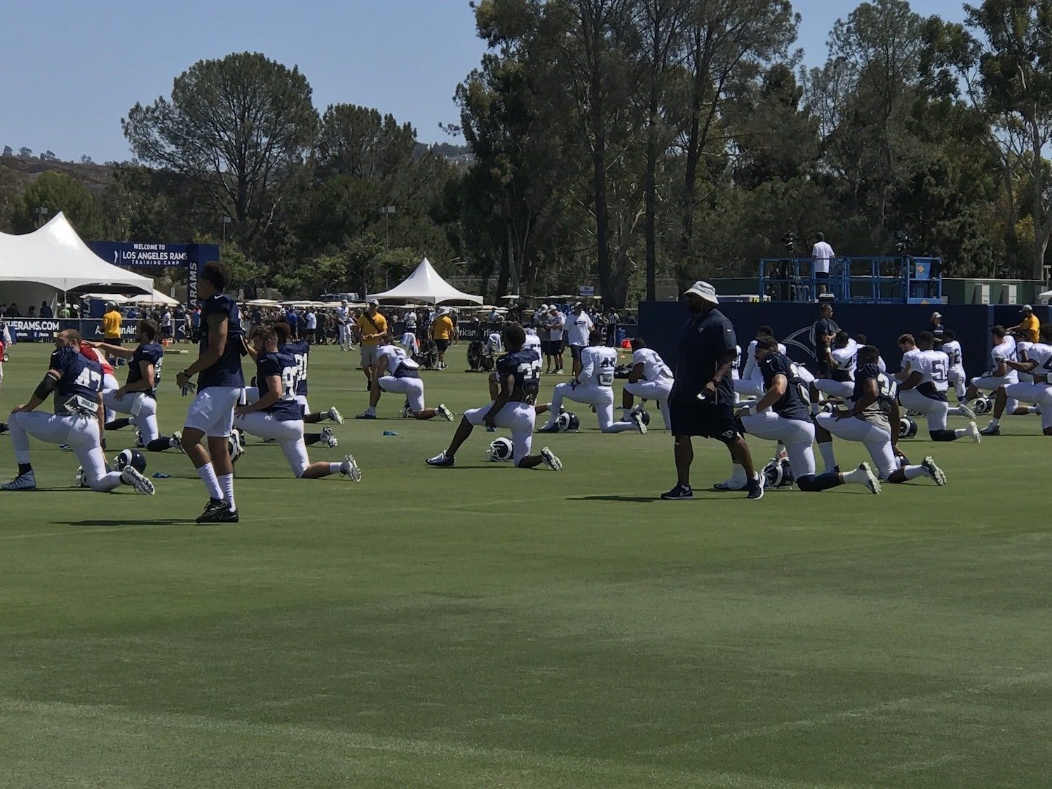 Rams Training Camp: Five Position Battles To Watch 3 Los Angeles Rams Training Camp. Photo Credit: Ryan Dyrud | Sports Al Dente