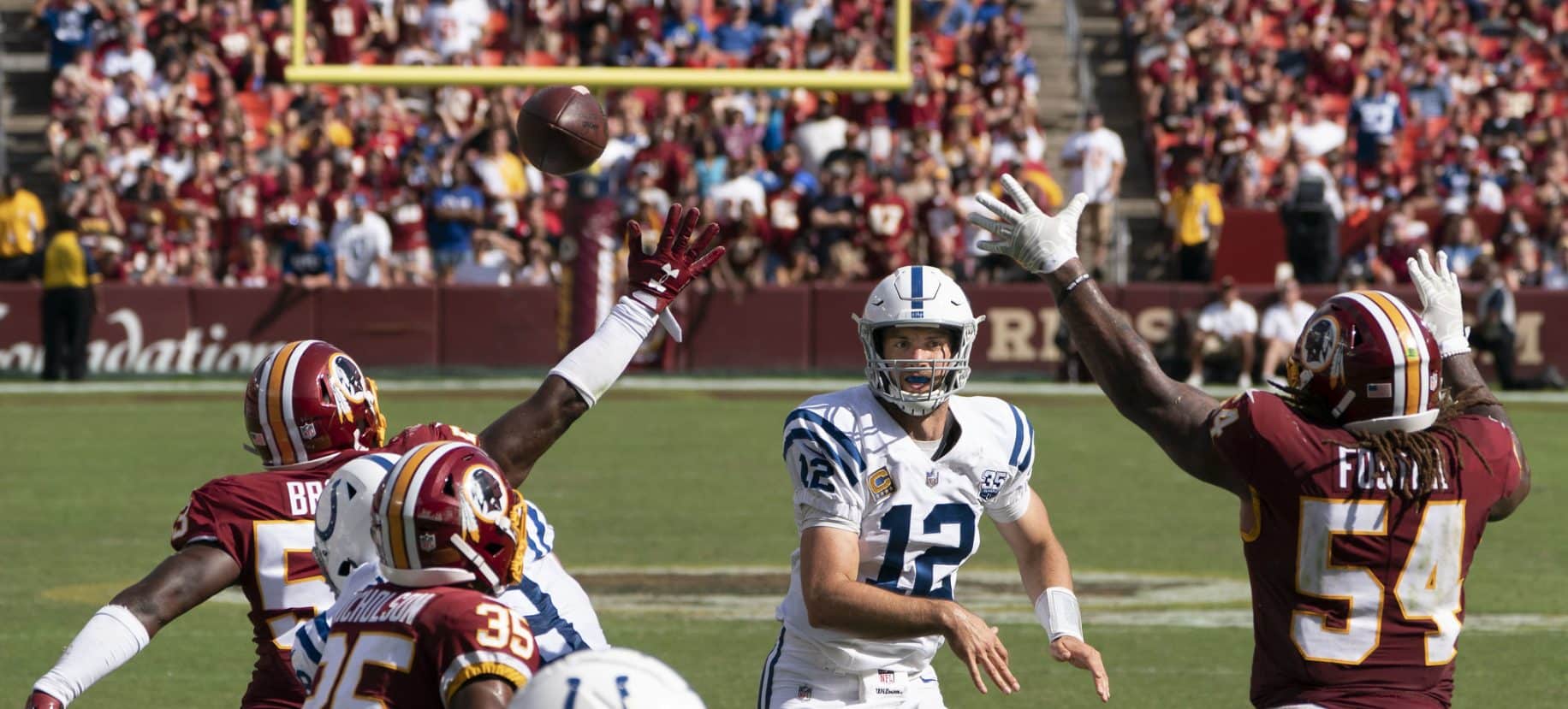 Colts at Redskins 09/16/18. Photo Credit: KA Sports Photos | Under Creative Commons License