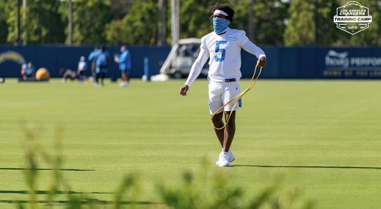 Los Angeles Chargers Quarterback Tyrod Taylor. Photo Credit: Los Angeles Chargers via Tyrod Taylor's Twitter