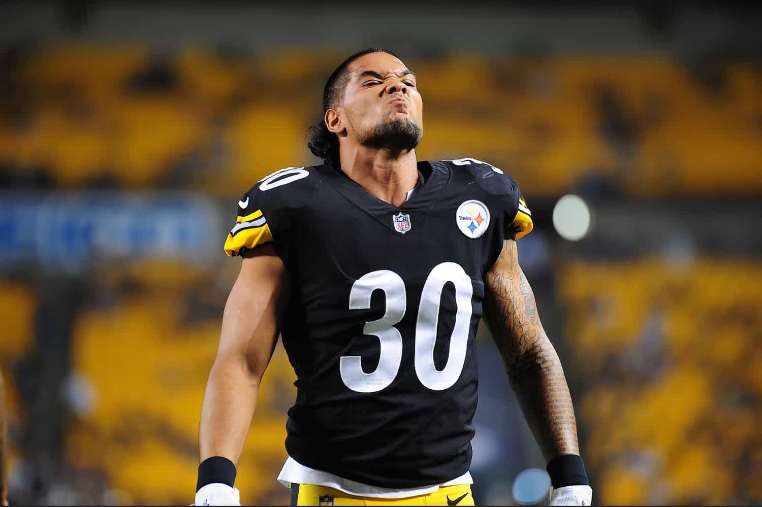 Fantasy Football Week 6 Starts, Sits, And Sleepers 3 Pittsburgh Steelers Running Back James Conner. Photo Credit: Brook Ward | Under Creative Commons License