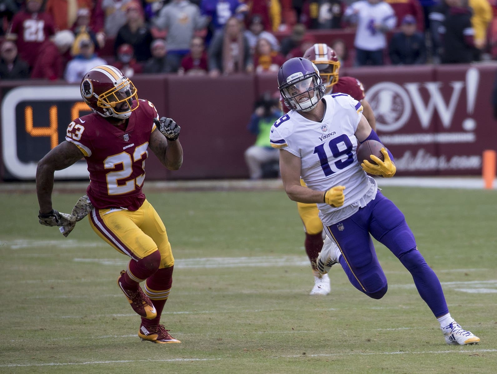 Minnesota Vikings Wide Receiver Adam Thielen. Photo Credit: Keith Allison | Creative Commons License