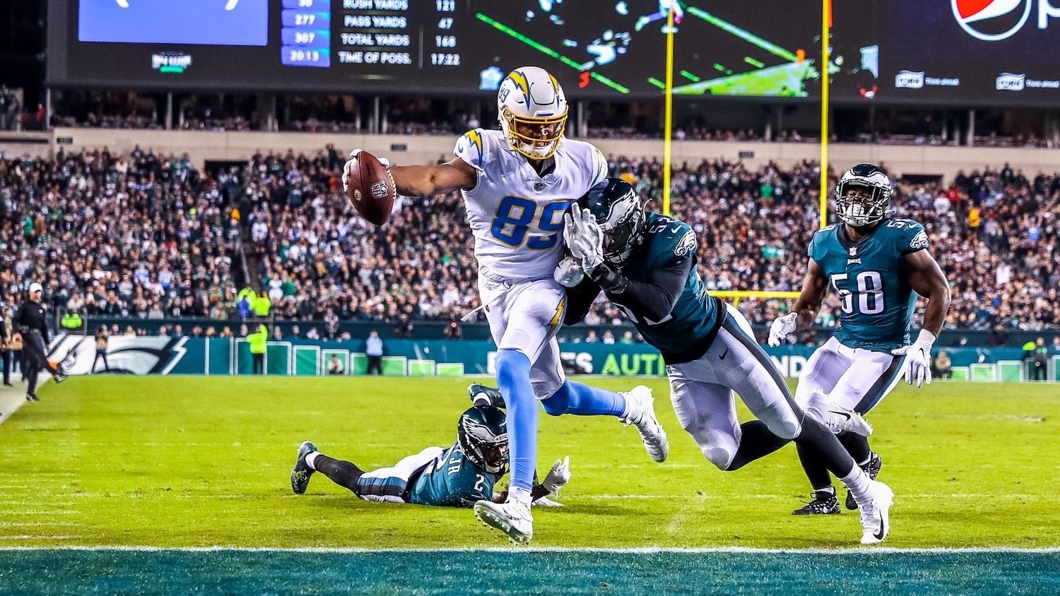 Chargers Steal Road Victory With Game-Winning Field Goal 3 Los Angeles Chargers Donald Parham. Photo Credit: Mike Nowak | Los Angeles Chargers