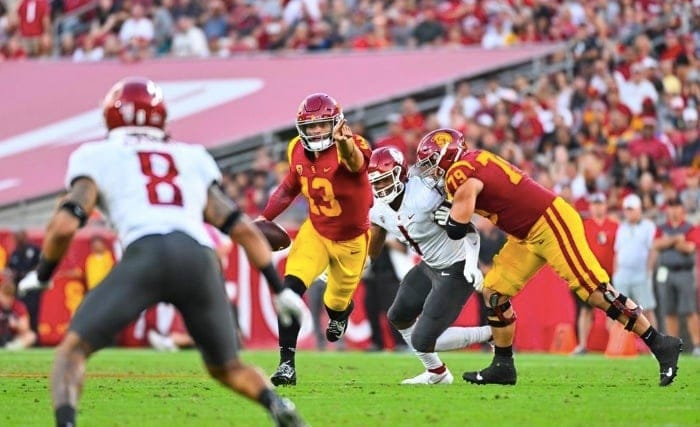 The Trojans Are Undefeated No More 2 USC Trojans Quarterback Caleb Williams Photo Credit: John McGillen | USC Athletics