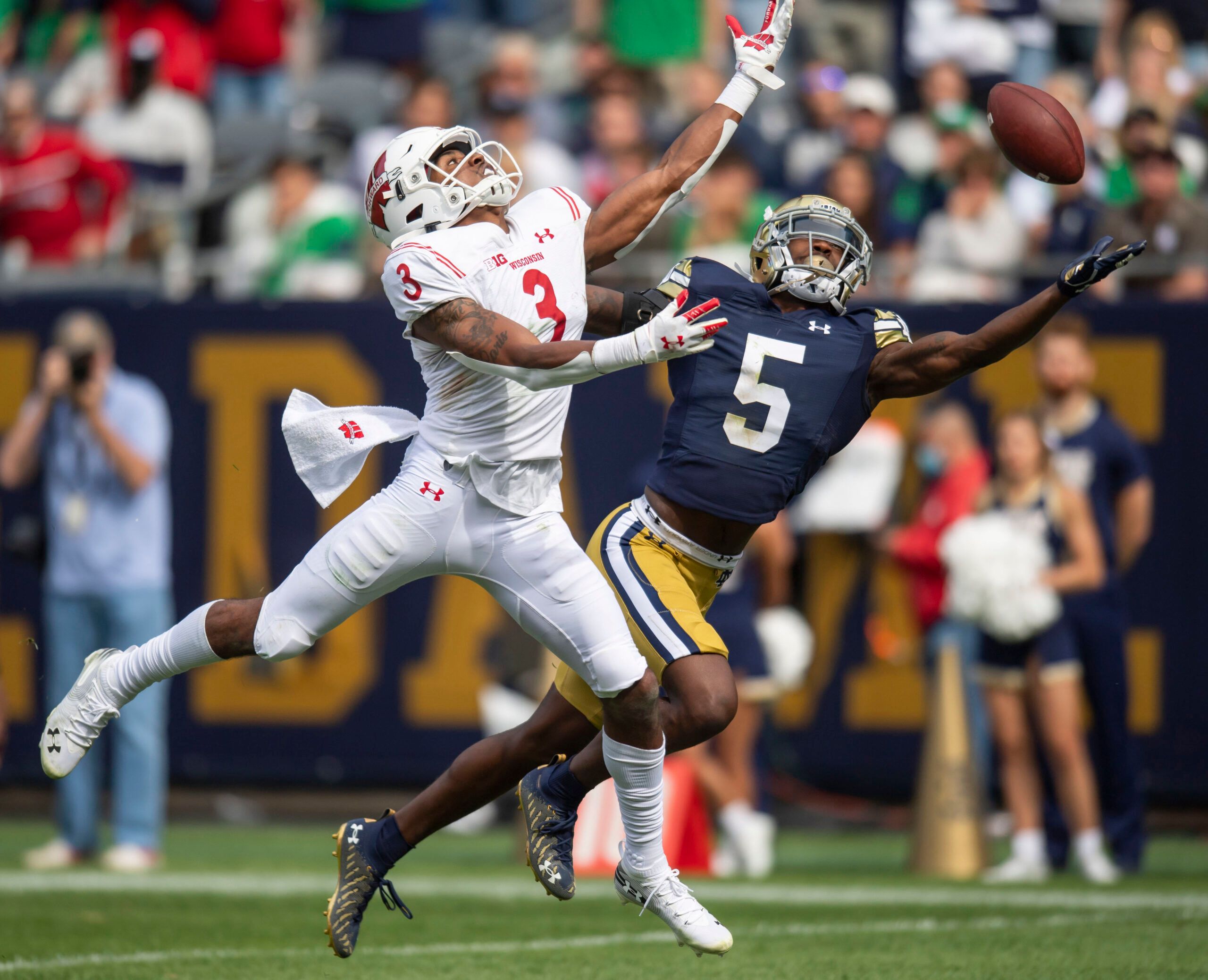 NCAA Football: Notre Dame at Wisconsin