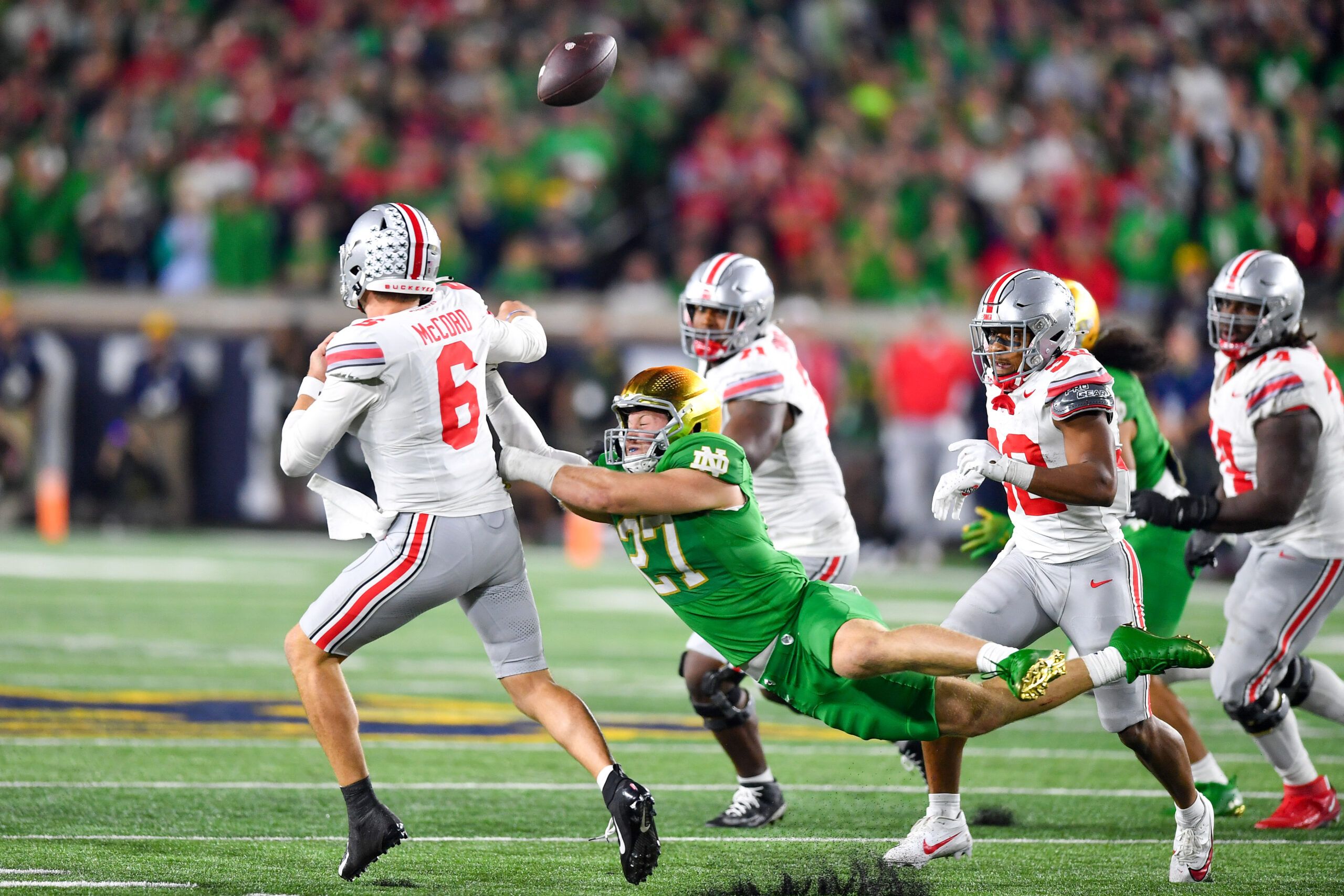 NCAA Football: Ohio State at Notre Dame