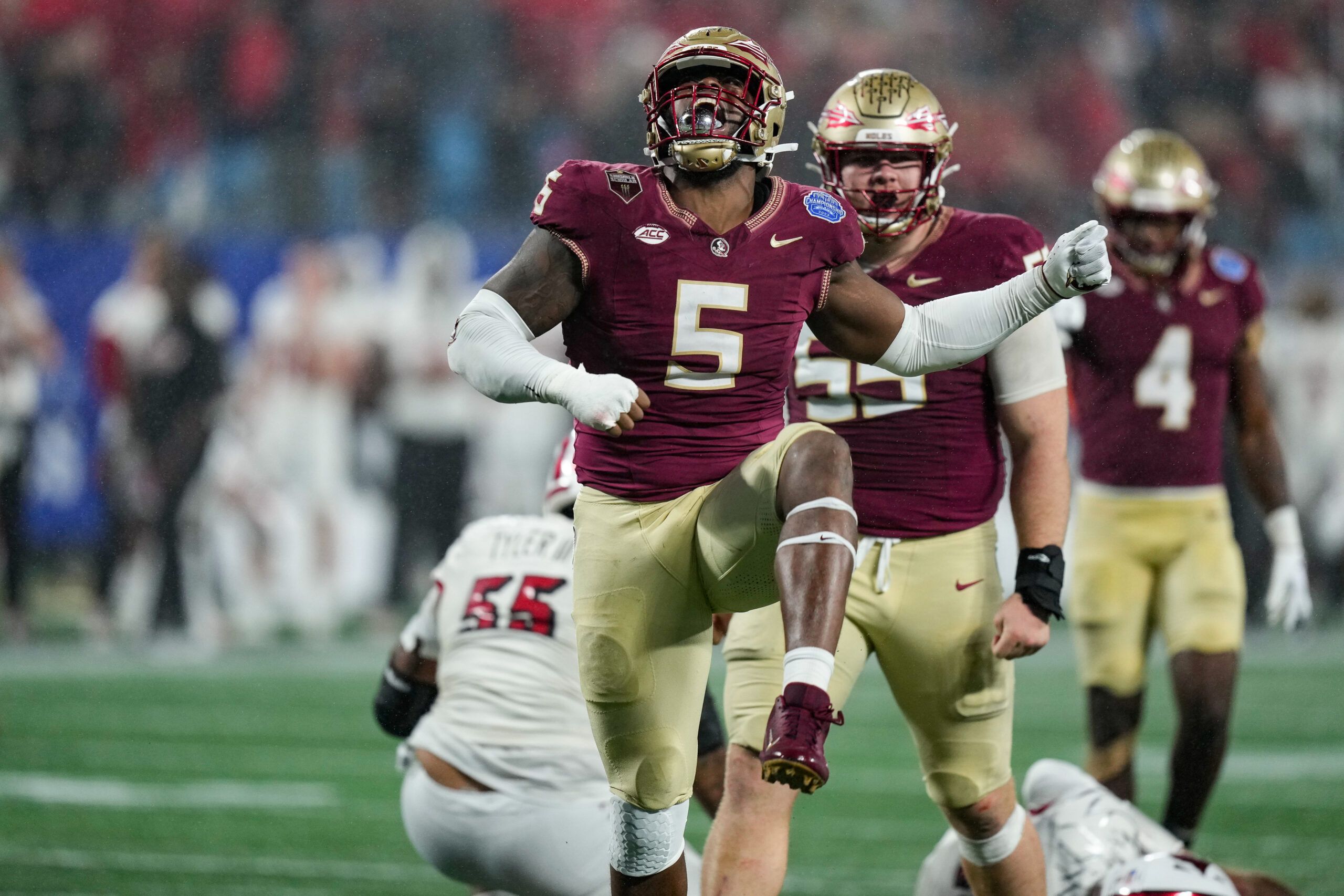 NCAA Football: ACC Football Championship-Louisville at Florida State | Jared Verse Los Angeles Rams
