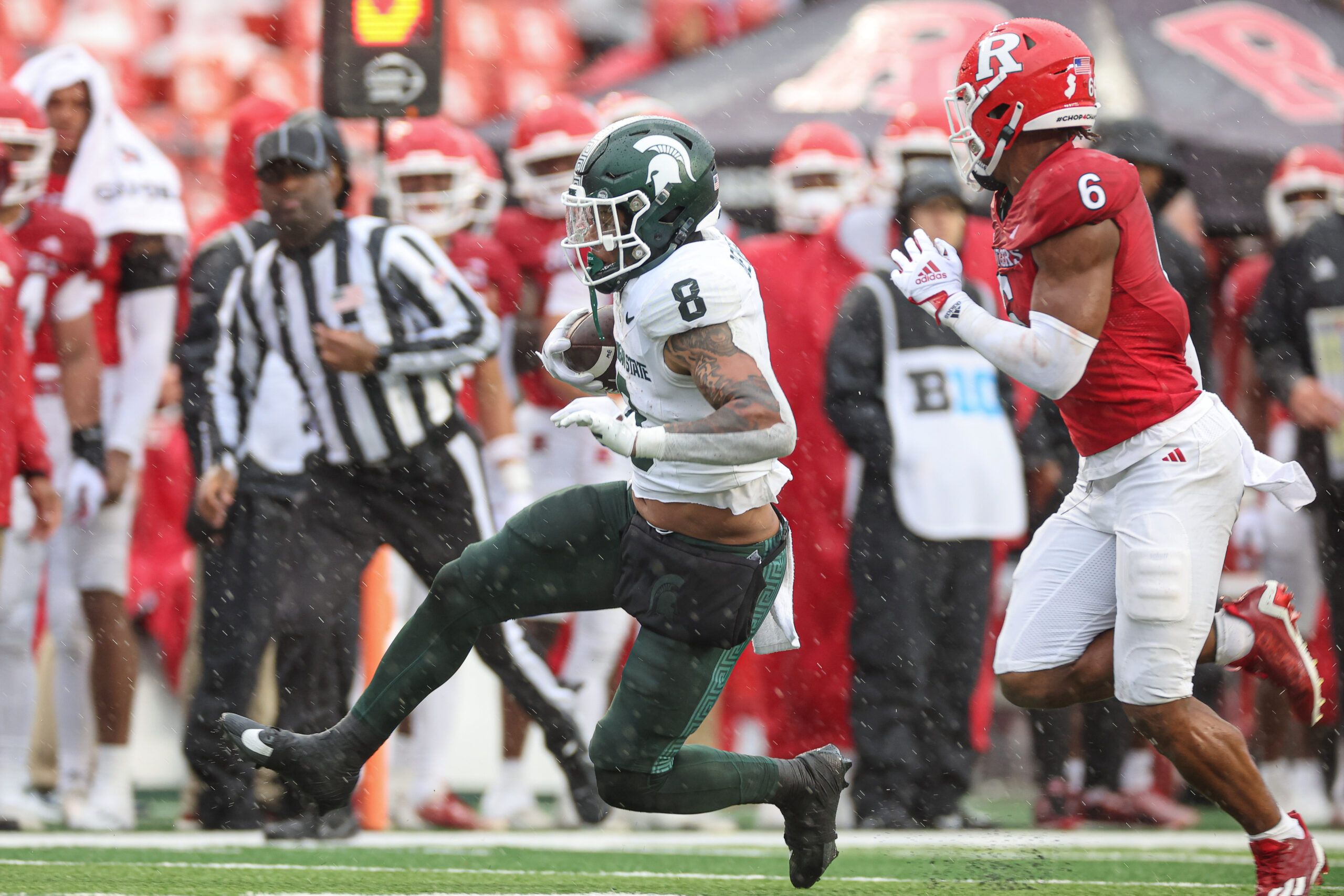 NCAA Football: Michigan State at Rutgers