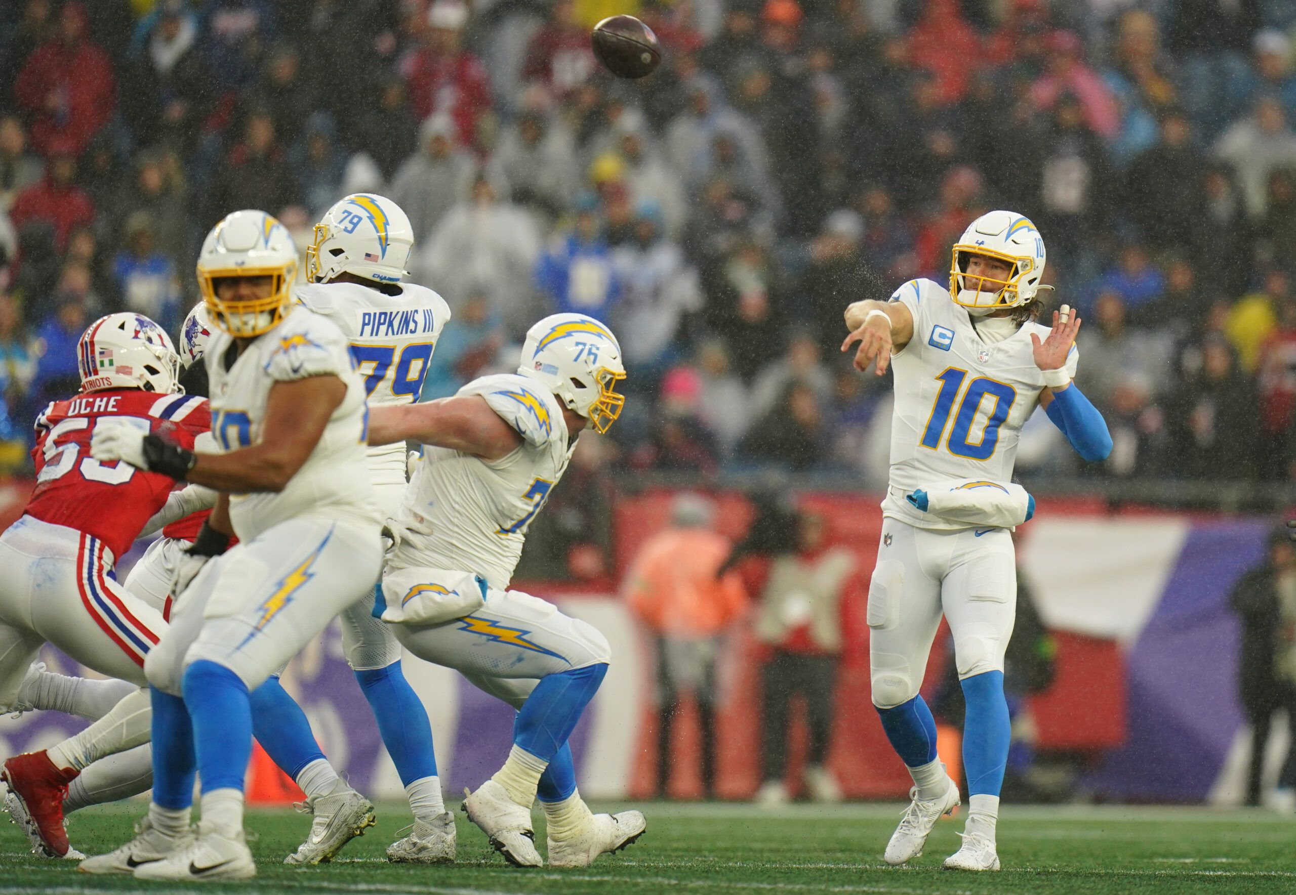 Dump-Off King? Diving Deep into Justin Herbert's Reliance on Checkdown Passes 5 NFL: Los Angeles Chargers at New England Patriots