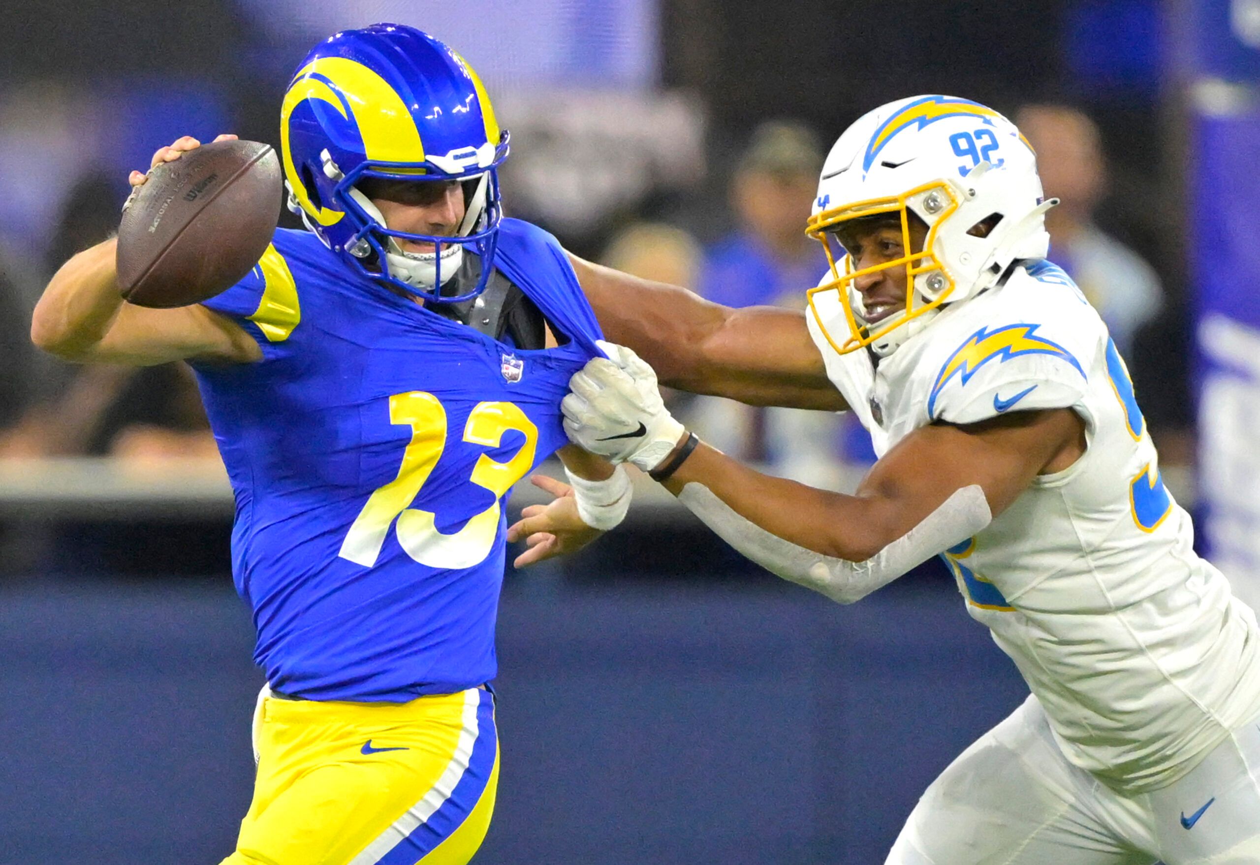 Chargers - Rams in Super Bowl LIX? Analyst Lays Out How Both LA Teams Make The Big Game 4 NFL: Preseason-Los Angeles Chargers at Los Angeles Rams