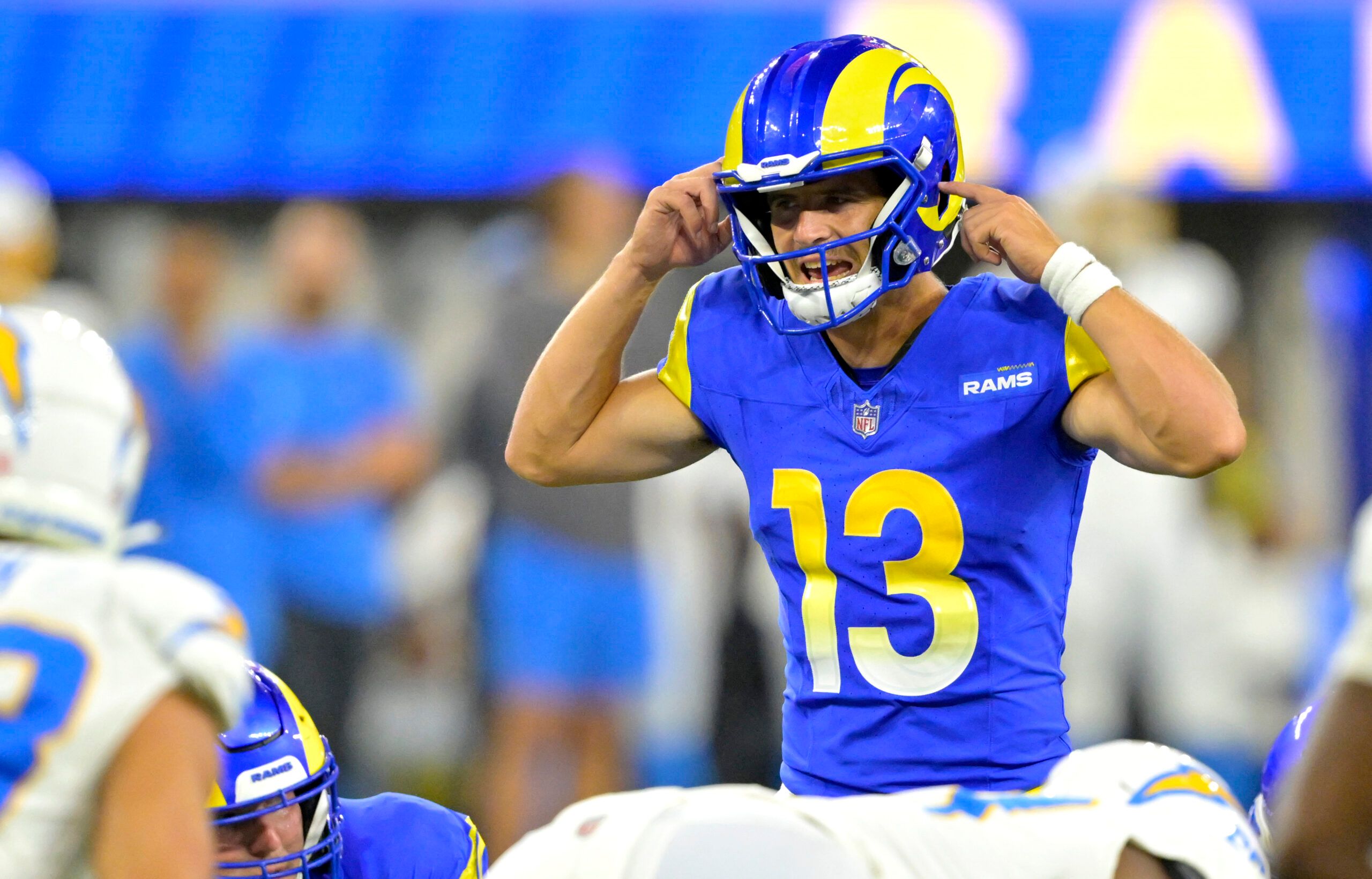 Los Angeles Rams Mystery Man Returns: Stetson Bennett Rejoins Team for 2024 OTAs 3 NFL: Preseason-Los Angeles Chargers at Los Angeles Rams