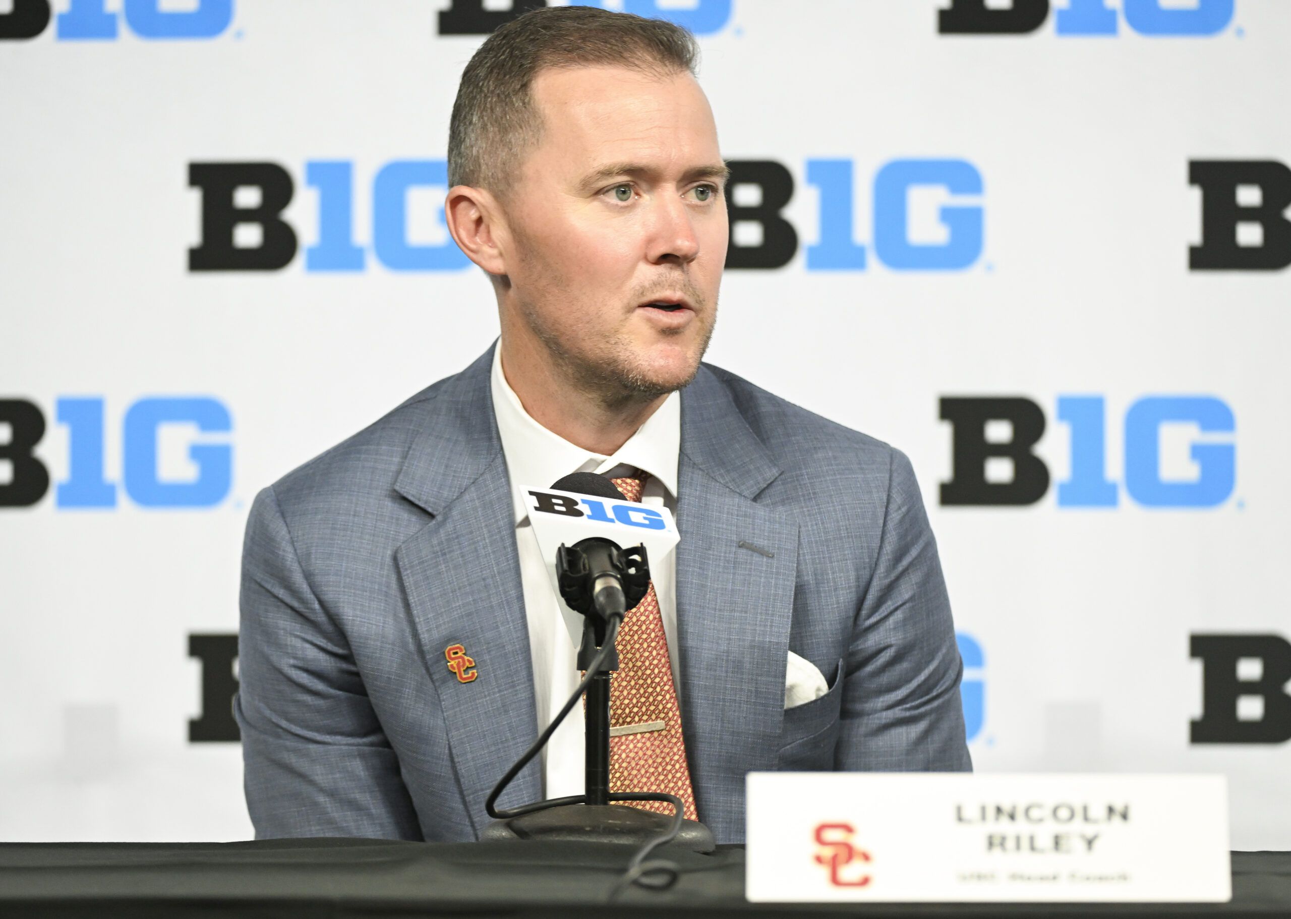 Lincoln Riley On The USC Football Program: "We're Coming" 3 NCAA Football: Big Ten Football Media Days