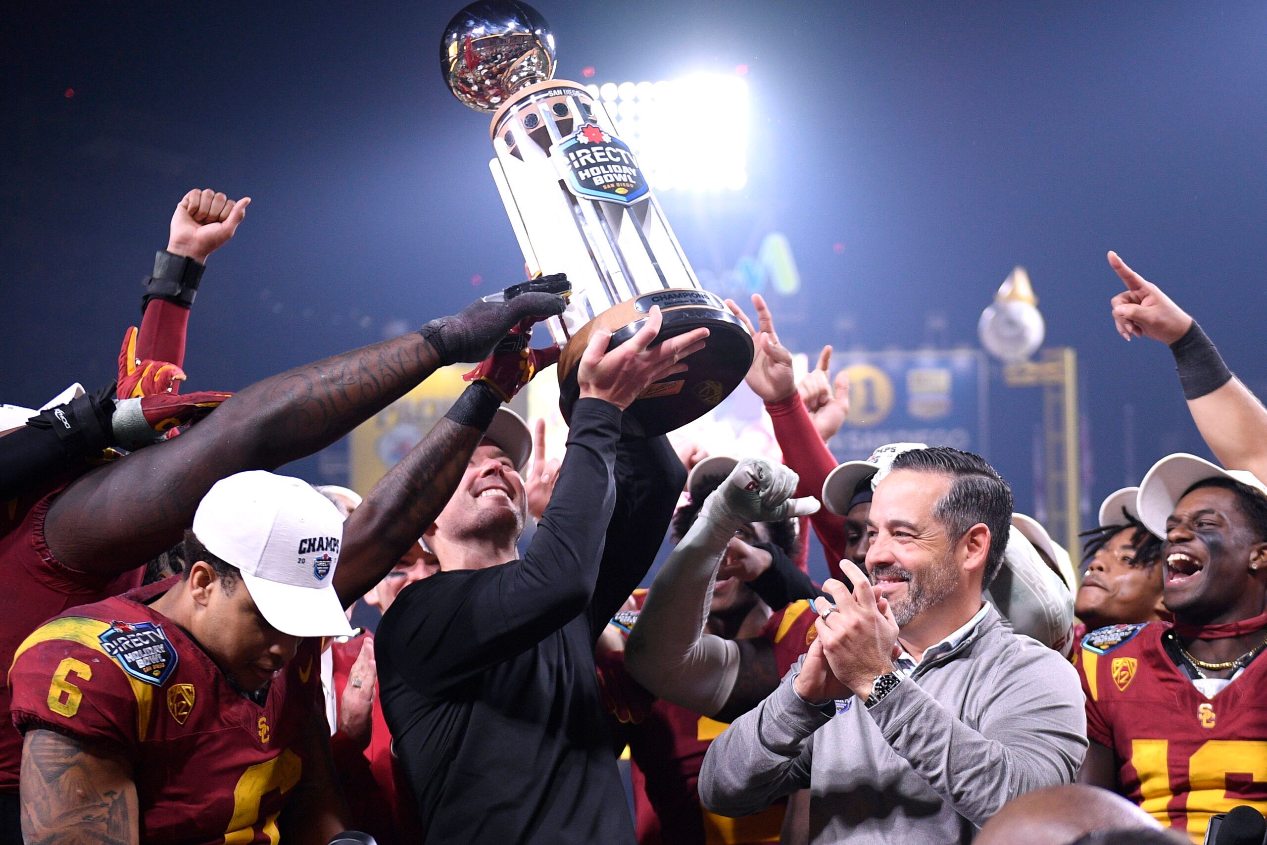 NCAA Football: Holiday Bowl-Louisville at Southern California | USC Trojans Head Coach Lincoln Riley