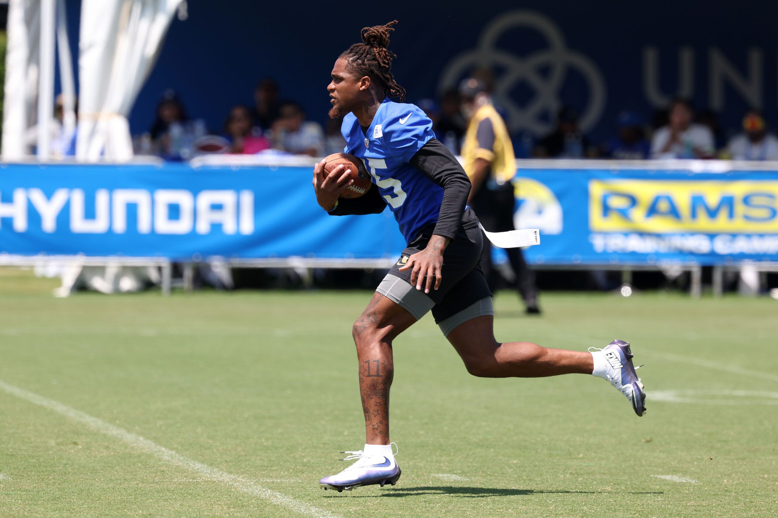 Los Angeles Rams OC on 2nd Year WR's Best Moves; "It's Tough To Cover" 5 NFL: Los Angeles Rams Training Camp
