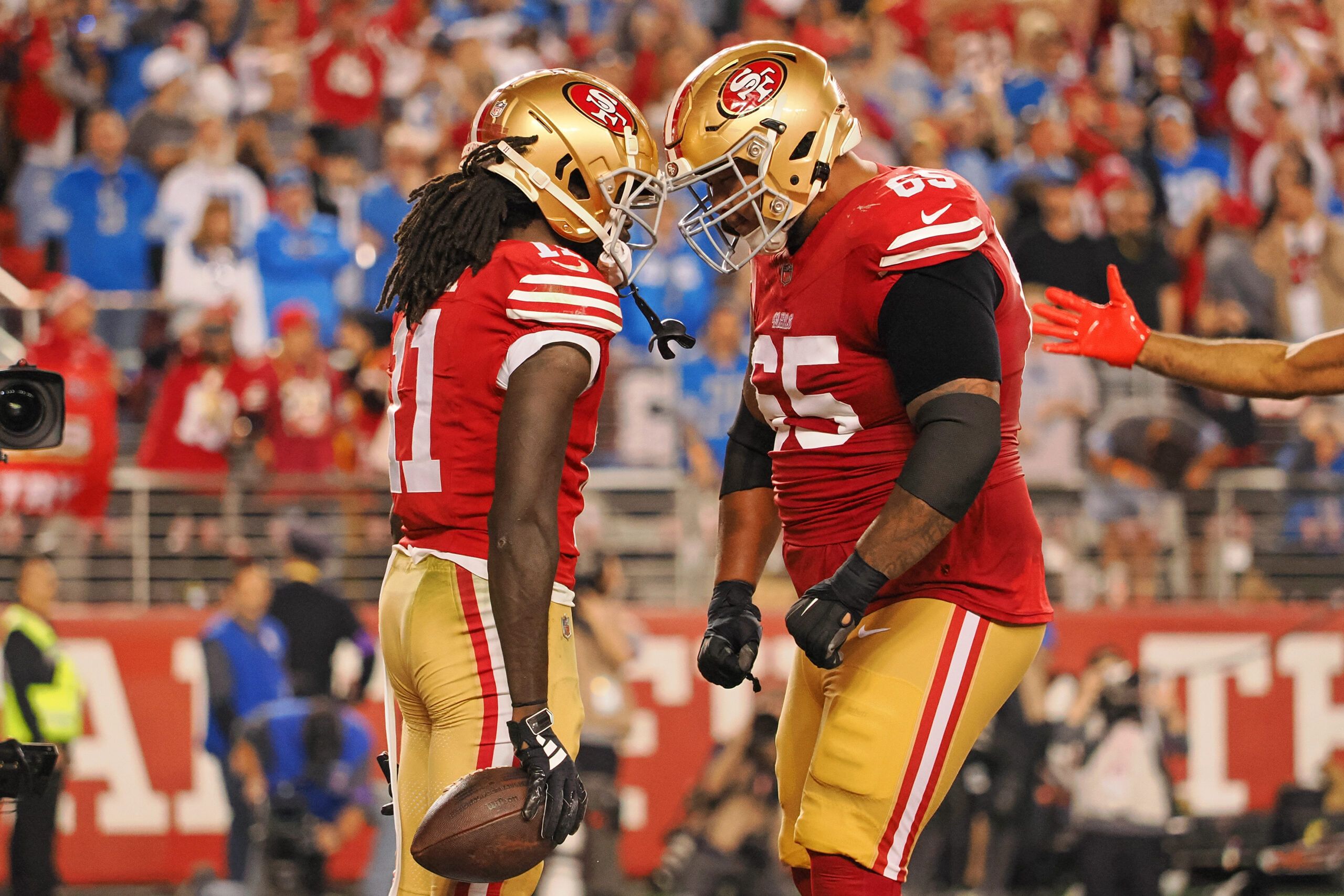 NFL: NFC Championship-Detroit Lions at San Francisco 49ers