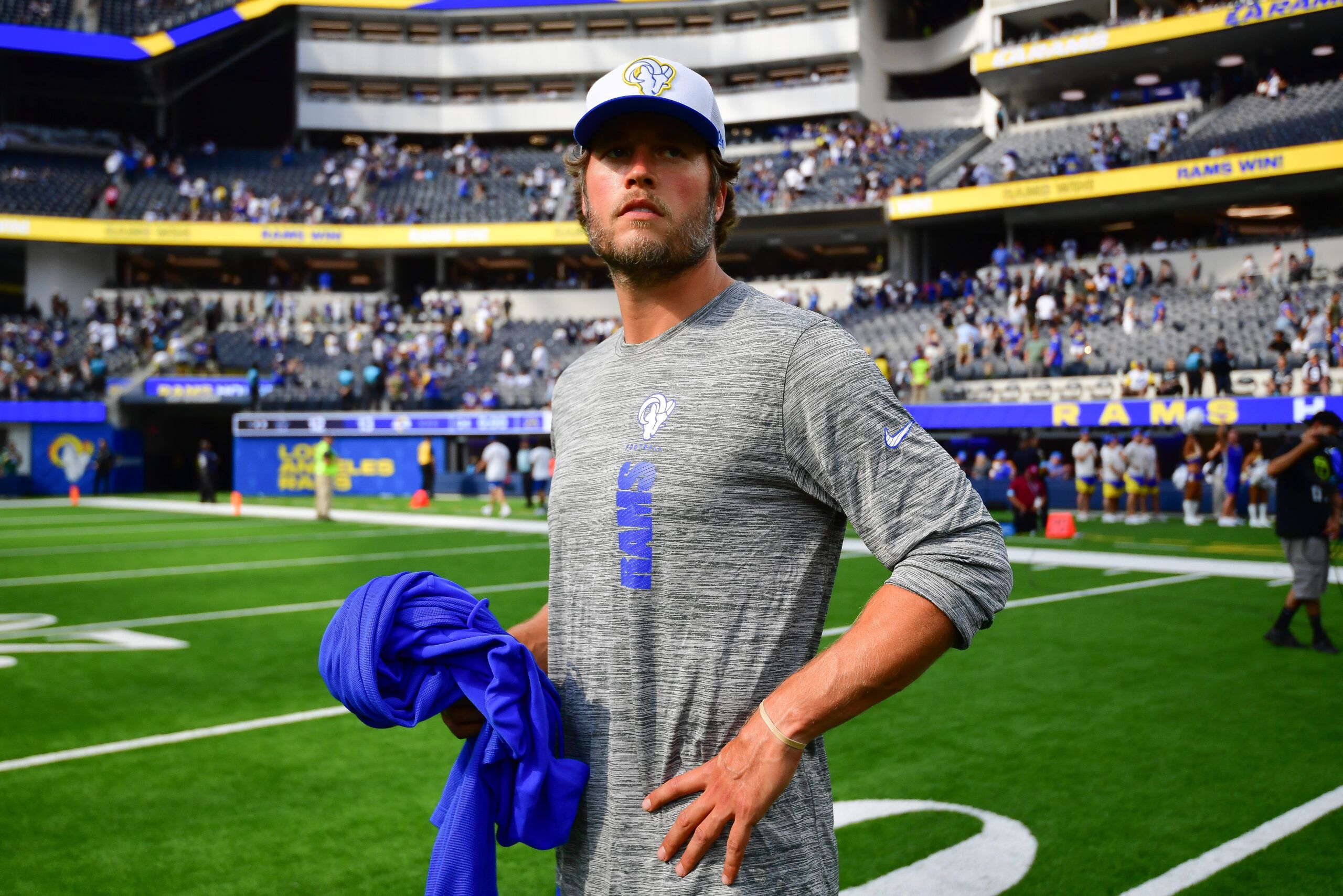 McVay: "Arrow Pointing Up," But Matthew Stafford Still Limited for 3rd Straight Practice 4 NFL: Dallas Cowboys at Los Angeles Rams