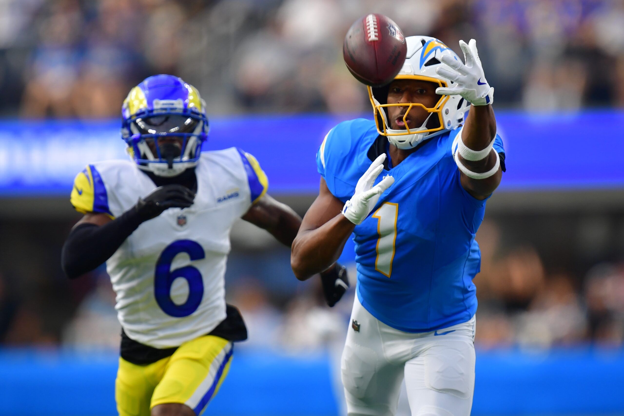 NFL: Los Angeles Rams at Los Angeles Chargers | WR Quentin Johnston