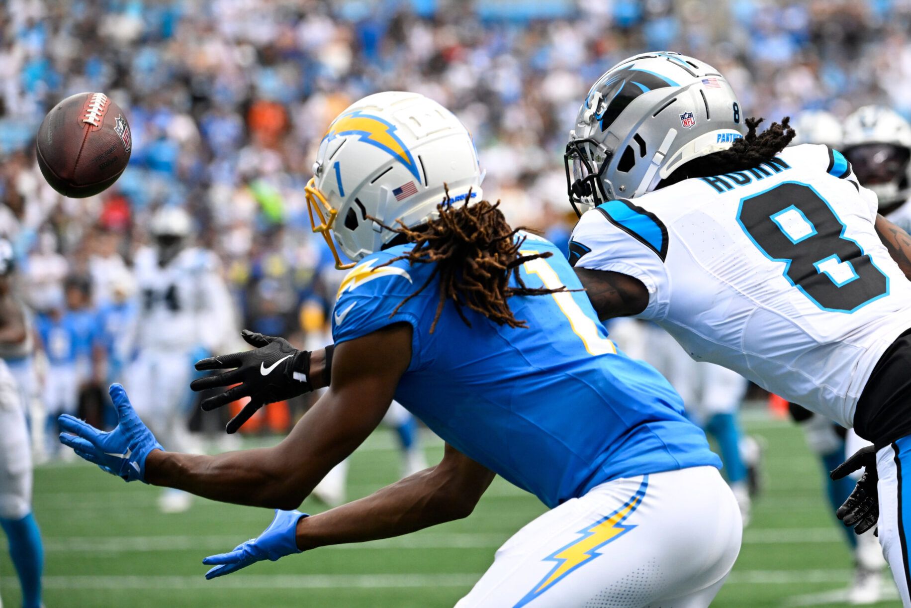 Chargers Draft Disappointment Has Massive Breakout Game Against Carolina 4 NFL: Los Angeles Chargers at Carolina Panthers