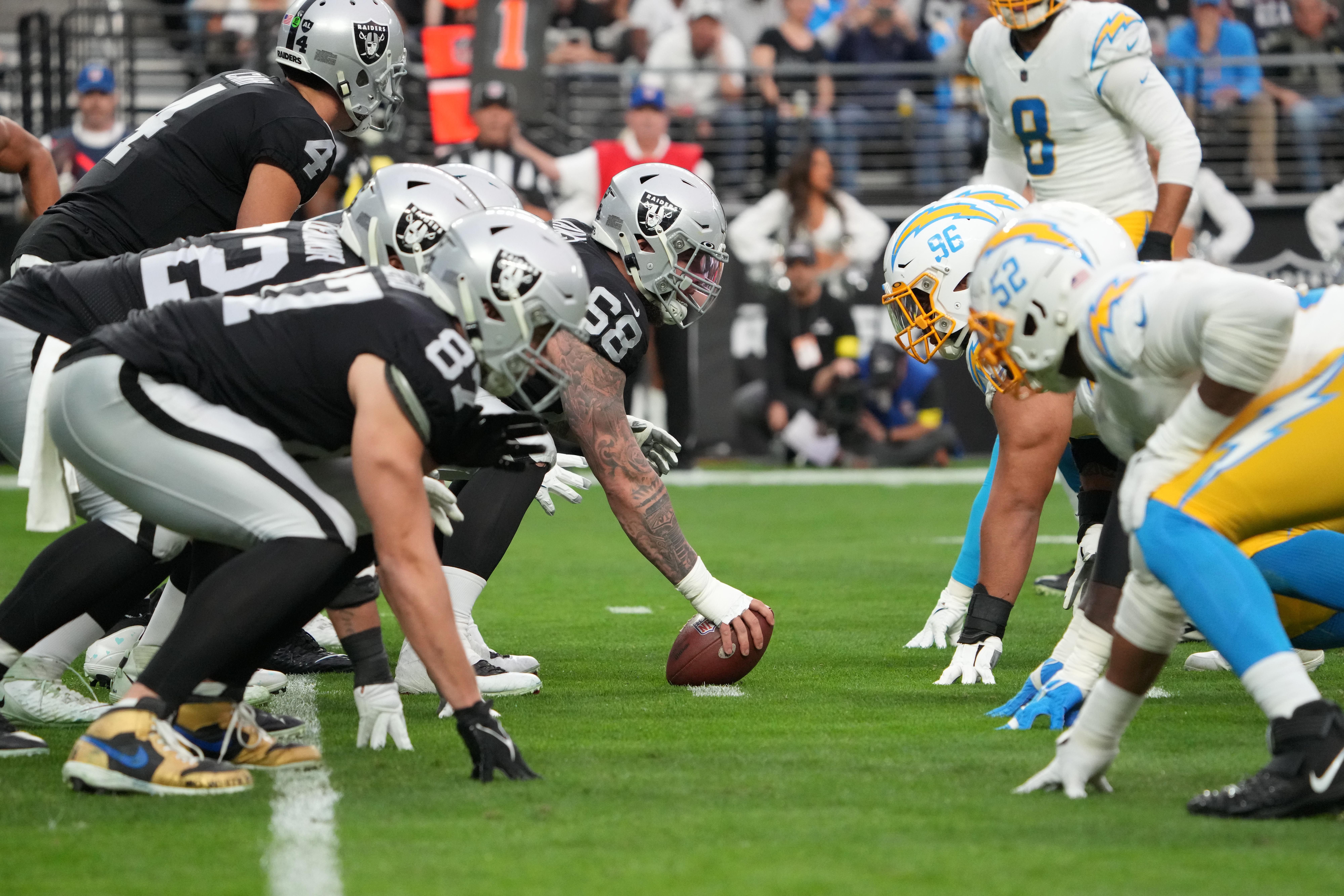 NFL: Los Angeles Chargers at Las Vegas Raiders