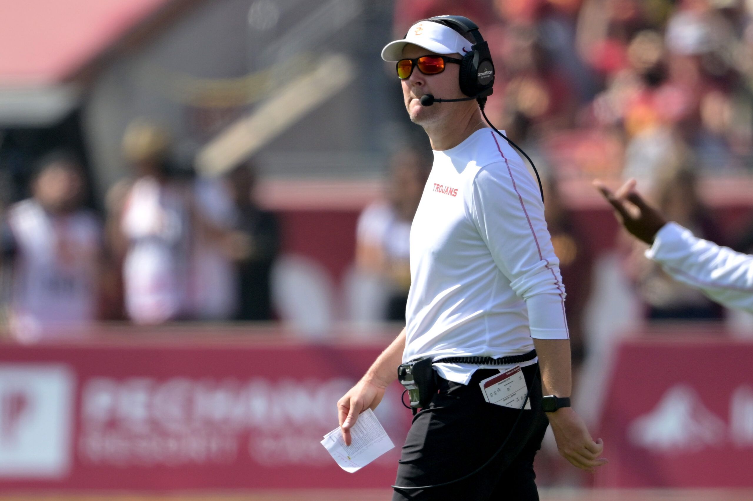 NCAA Football: Penn State at Southern California | USC Trojans Head Coach Lincoln Riley
