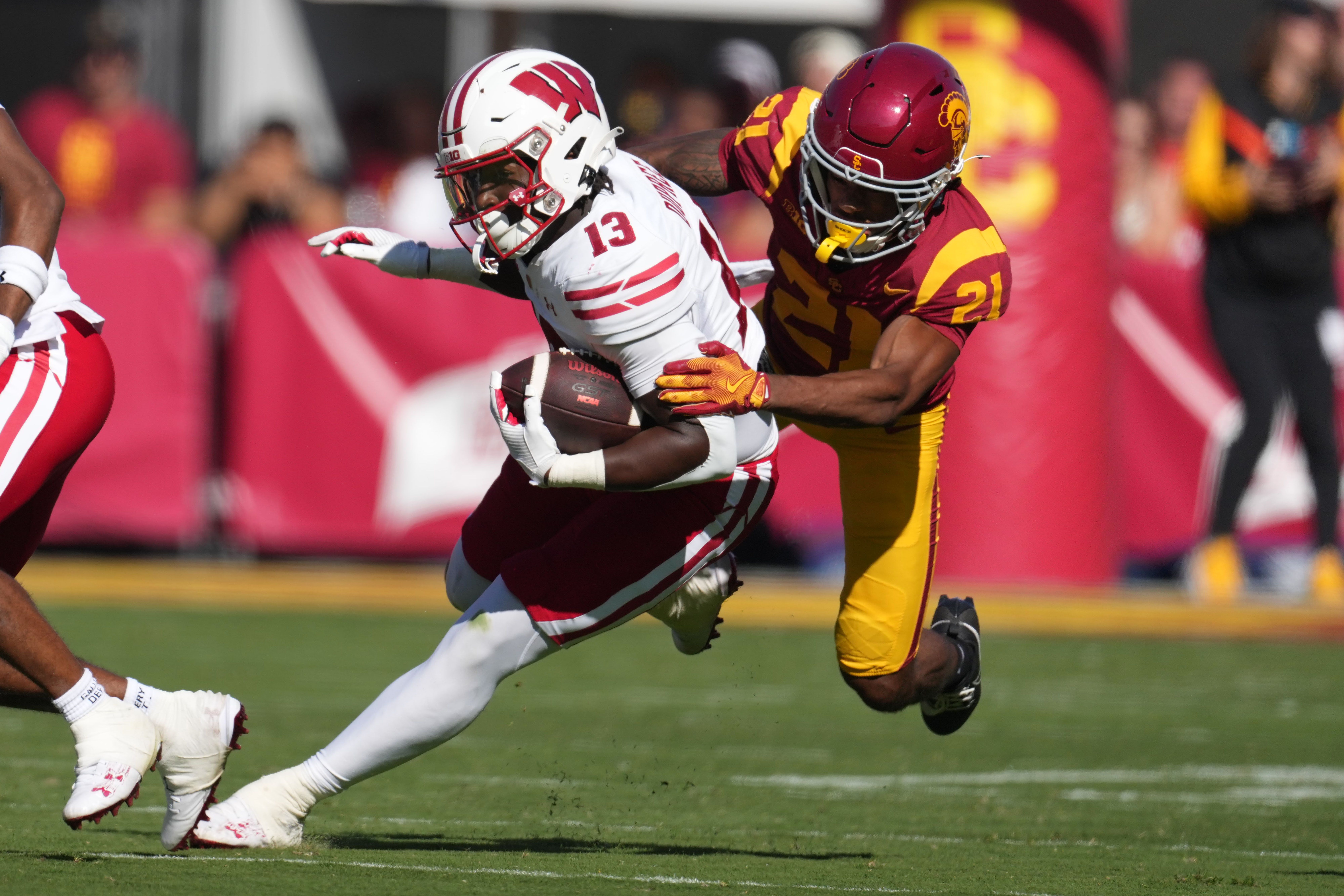 NCAA Football: Wisconsin at Southern California | USC Trojans CB Greedy Vance Jr.