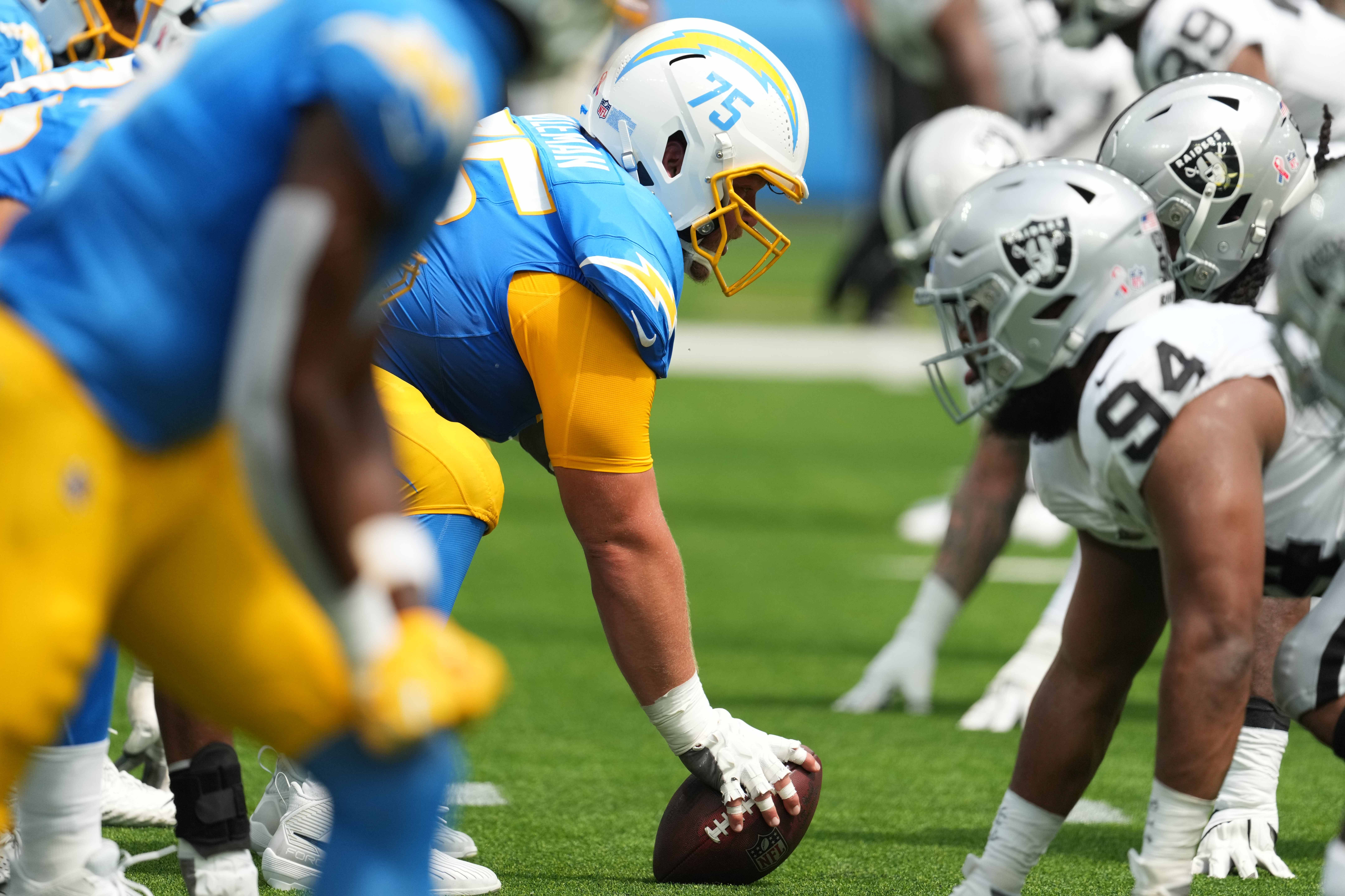 Dirty Hit On Justin Herbert Sparks Outrage 3 NFL: Las Vegas Raiders at Los Angeles Chargers Justin Herbert