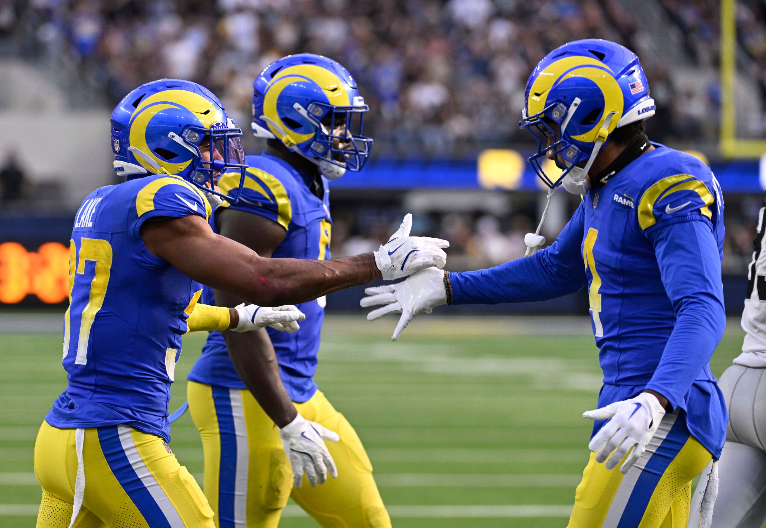 NFL: Las Vegas Raiders at Los Angeles Rams Hail Mary