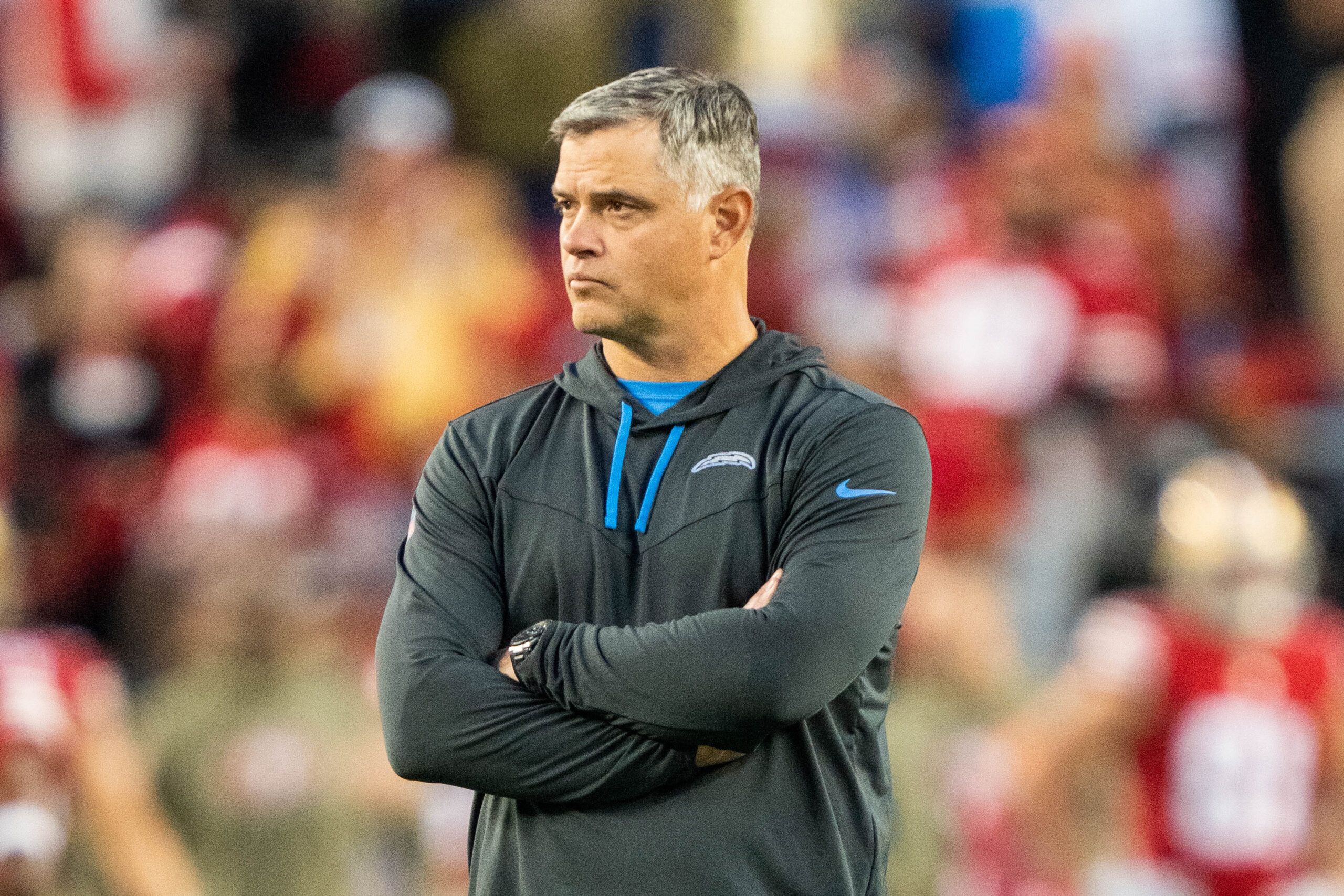 NFL: Los Angeles Chargers at San Francisco 49ers | Offensive Coordinator Joe Lombardi