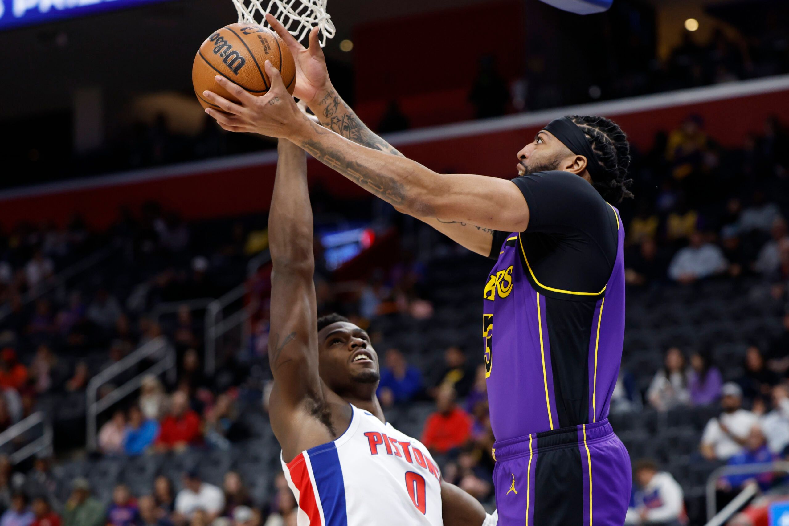 NBA: Los Angeles Lakers at Detroit Pistons | Anthony Davis