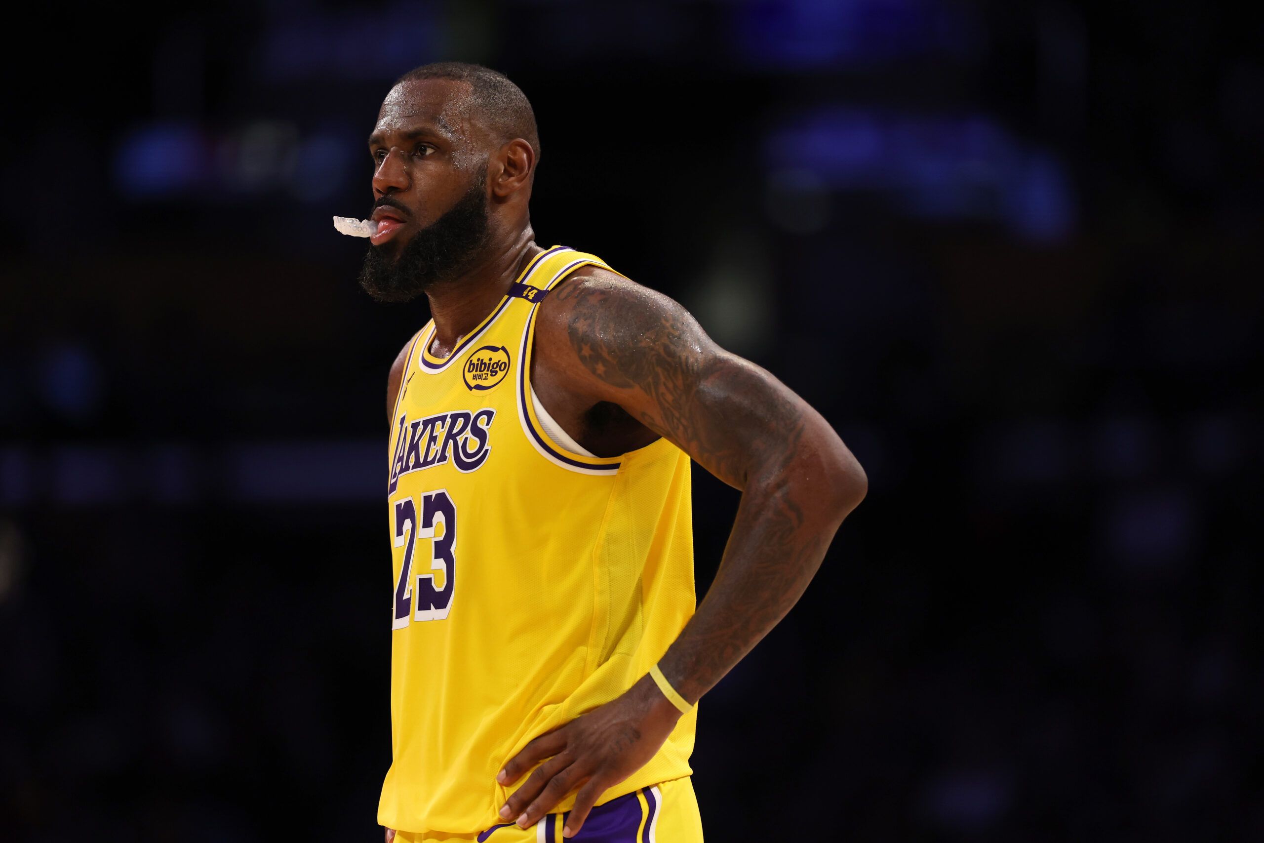 NBA: Memphis Grizzlies at Los Angeles Lakers | LeBron James