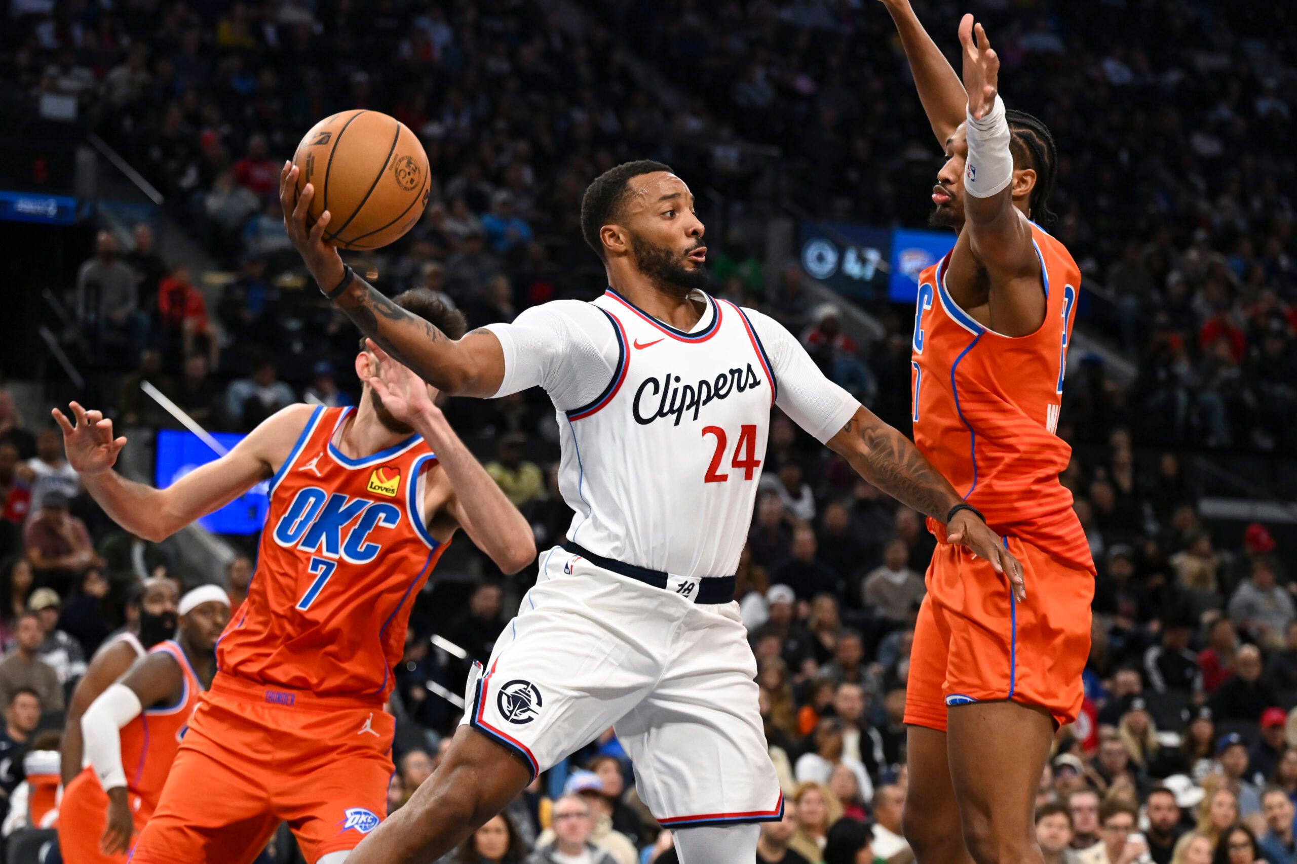 NBA: Oklahoma City Thunder at Los Angeles Clippers