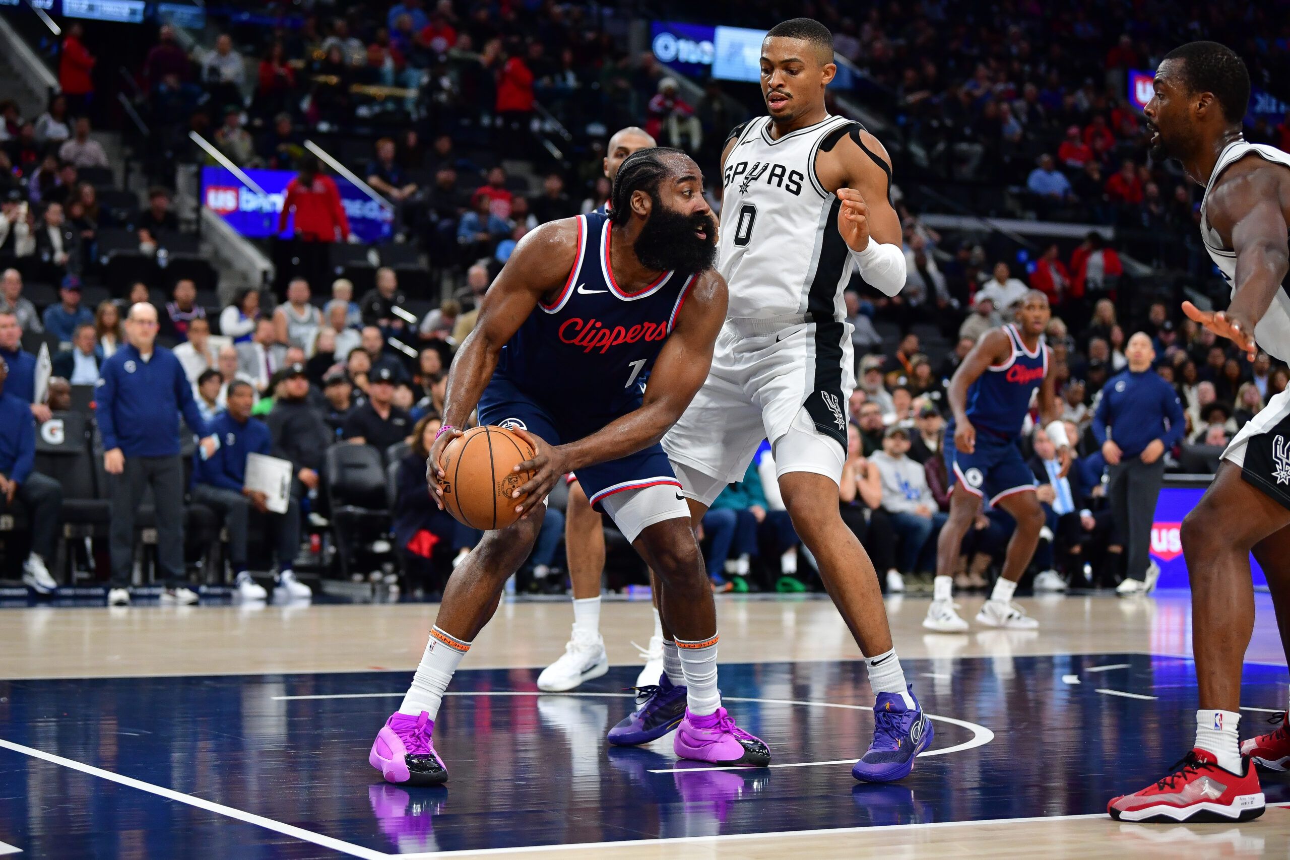 NBA: San Antonio Spurs at Los Angeles Clippers James Harden