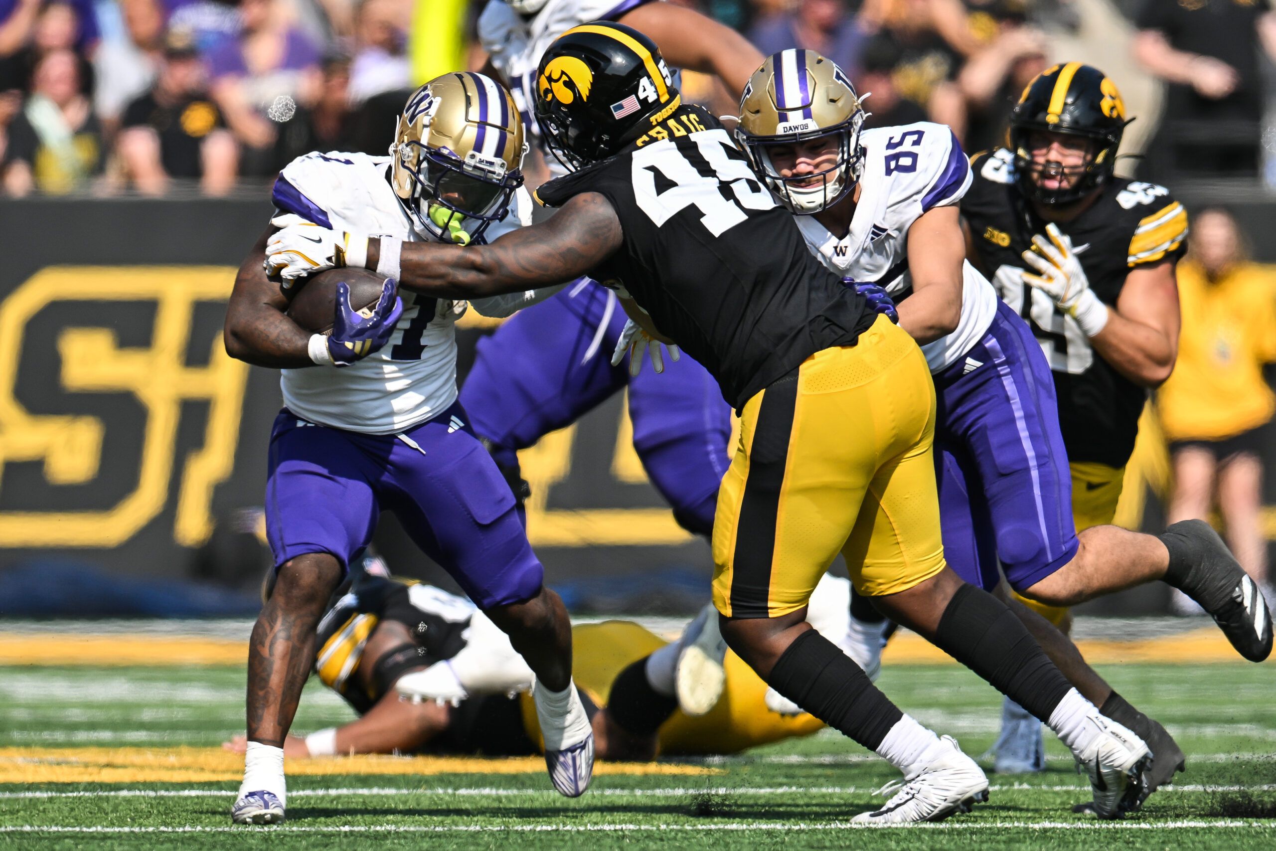 NCAA Football: Washington at Iowa