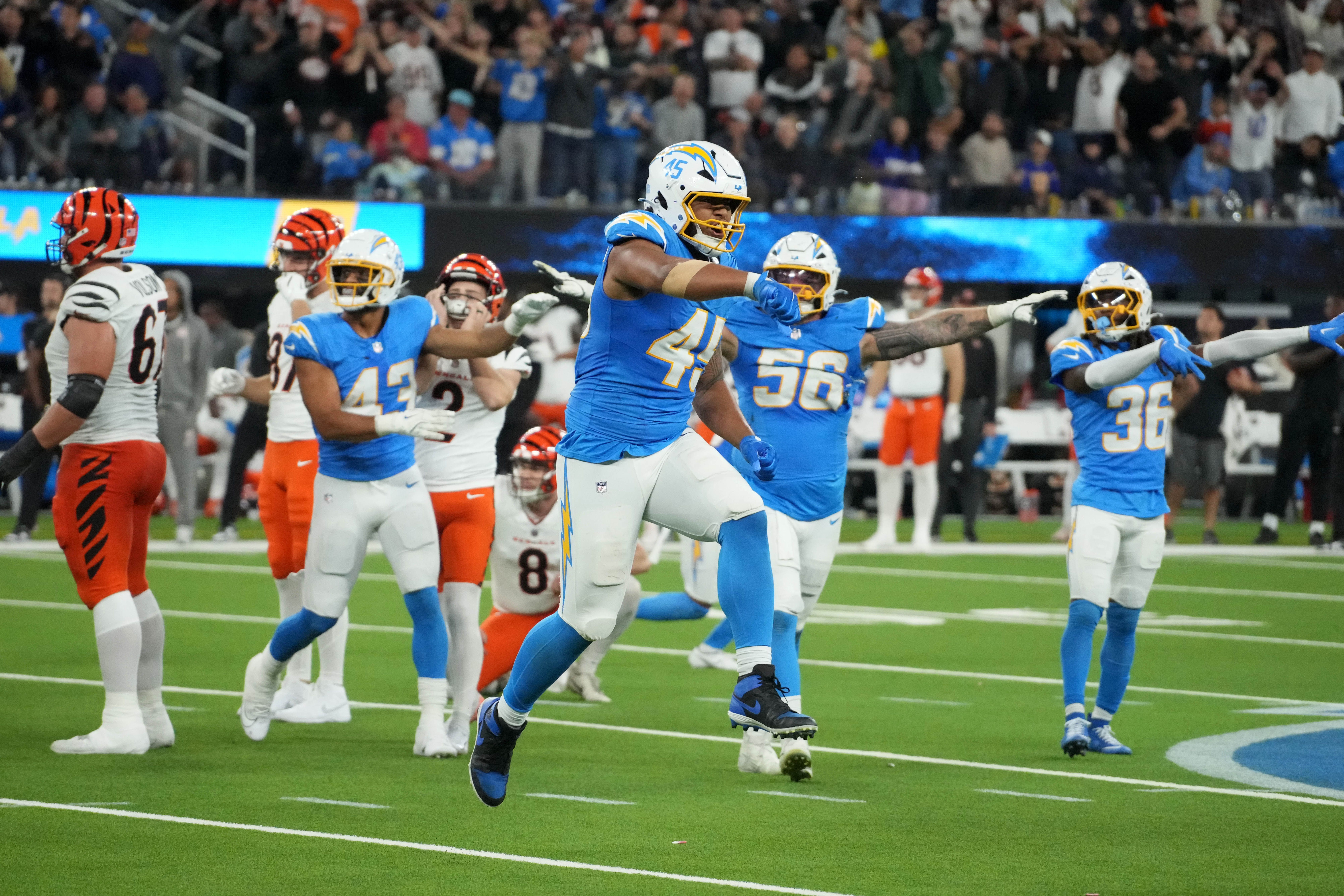 NFL: Cincinnati Bengals at Los Angeles Chargers