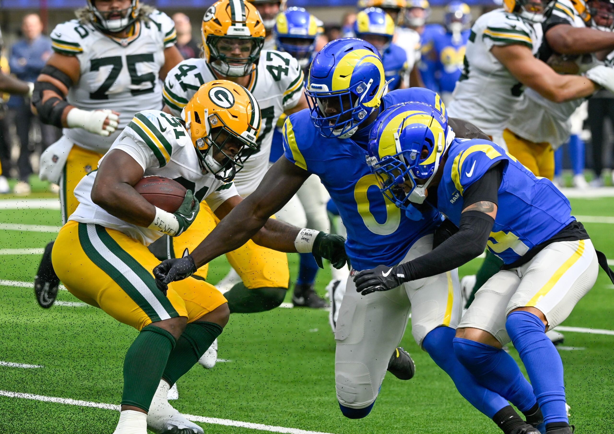Puka Nacua Names The Rams 4 Toughest Defenders 4 NFL: Green Bay Packers at Los Angeles Rams