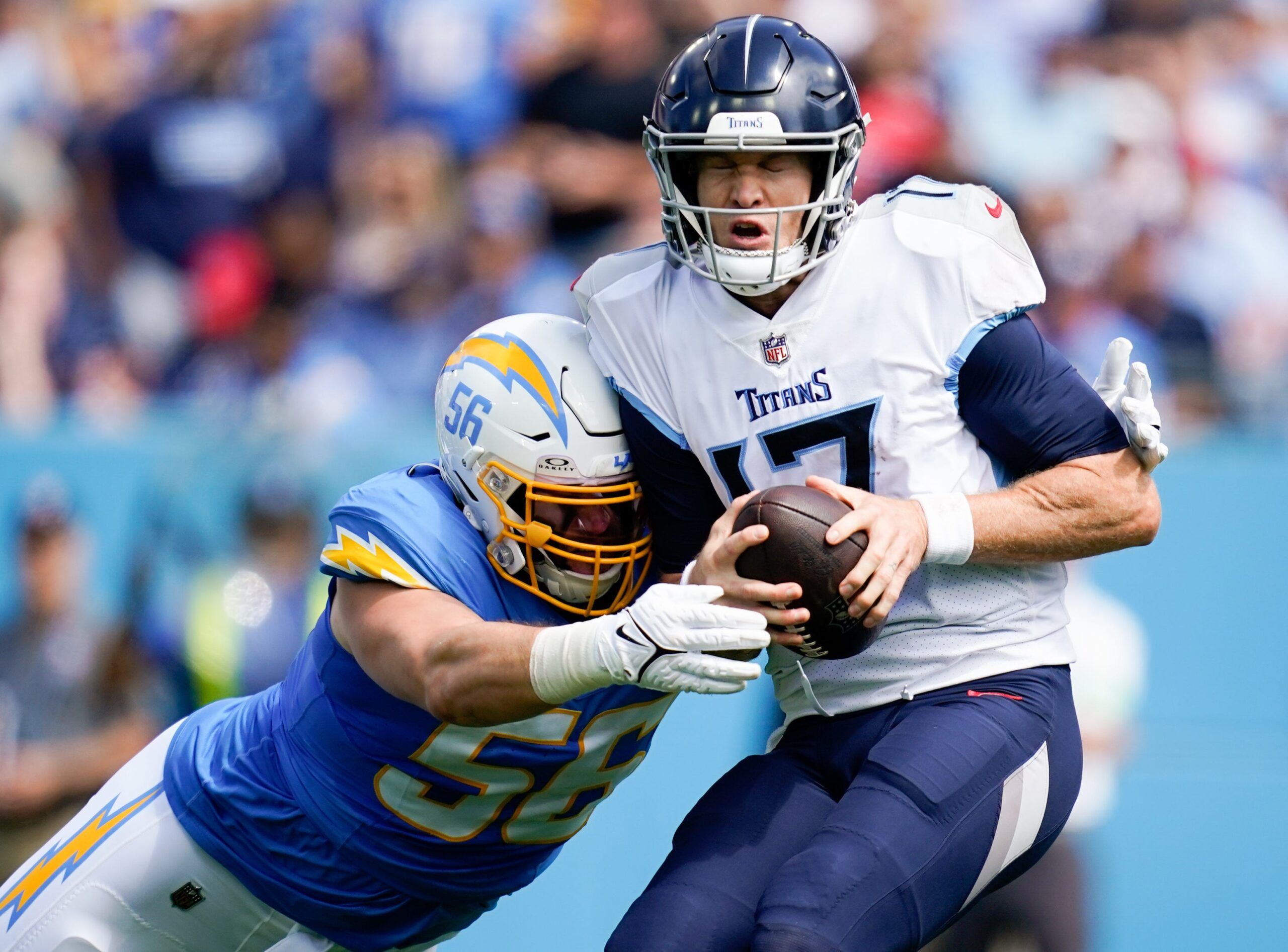 Syndication: The Tennessean | Los Angeles Chargers DL Morgan Fox