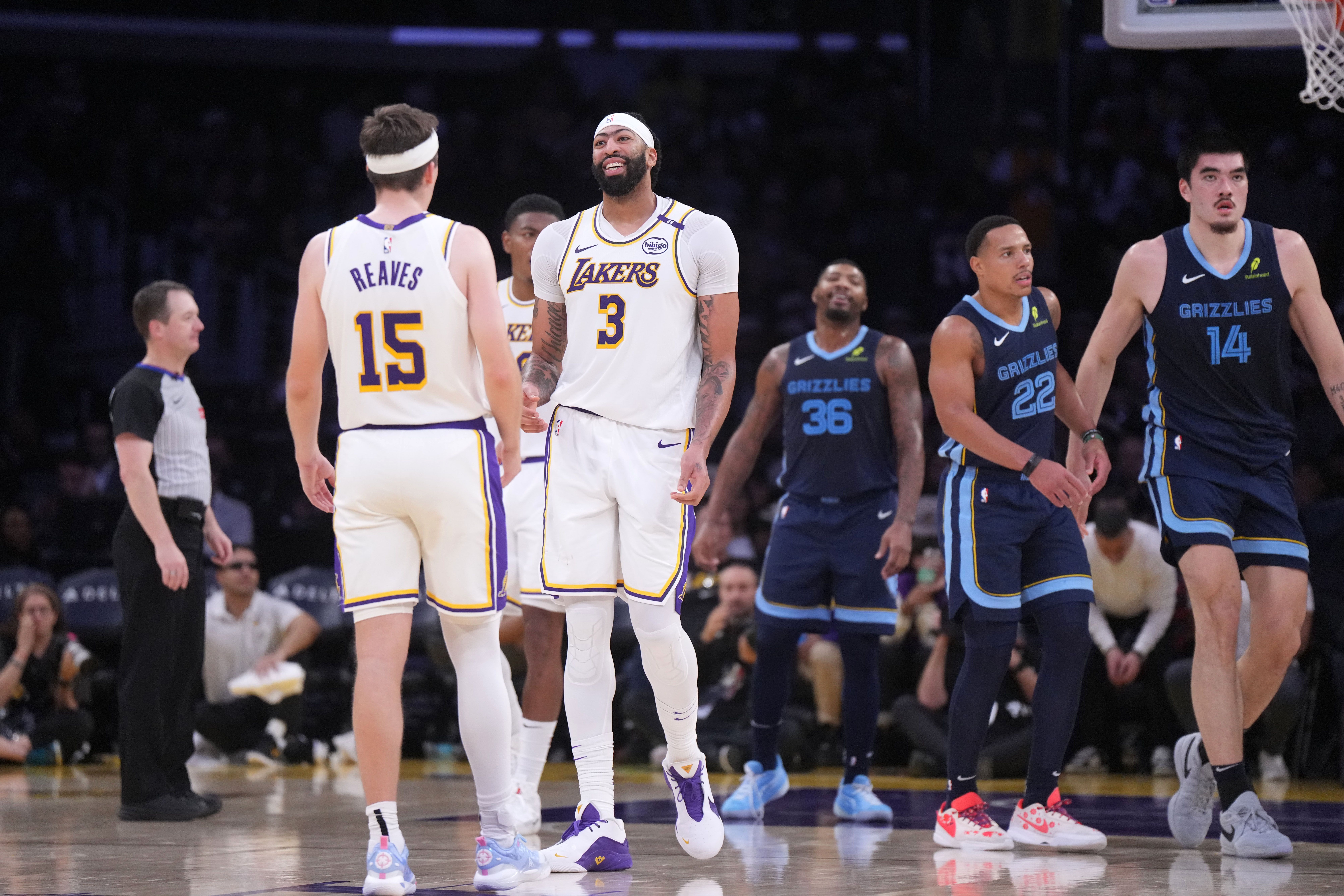 Los Angeles Lakers Share Latest Anthony Davis Injury Update 3 NBA: Memphis Grizzlies at Los Angeles Lakers