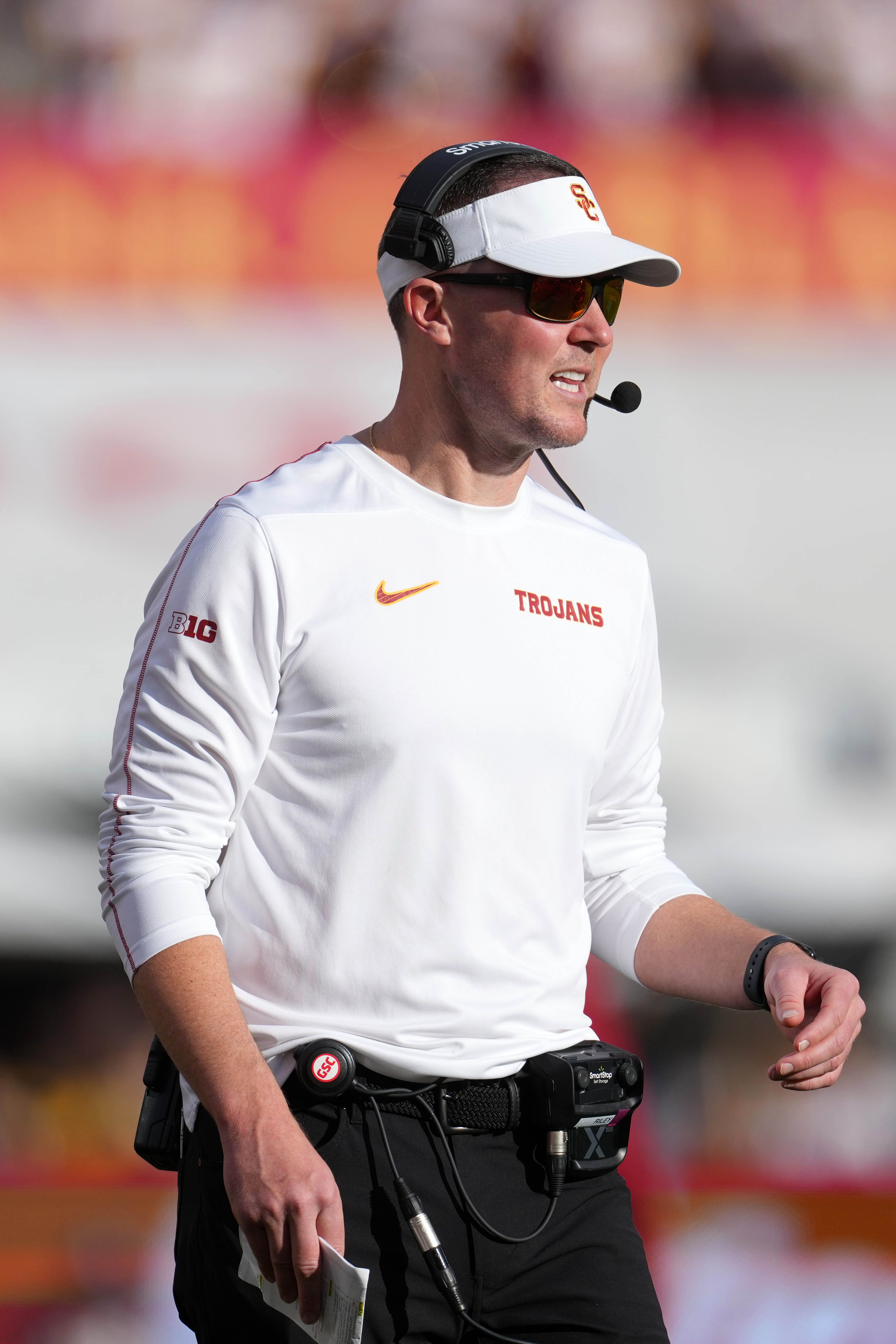 NCAA Football: Notre Dame at Southern California | USC Trojans Head Coach Lincoln Riley