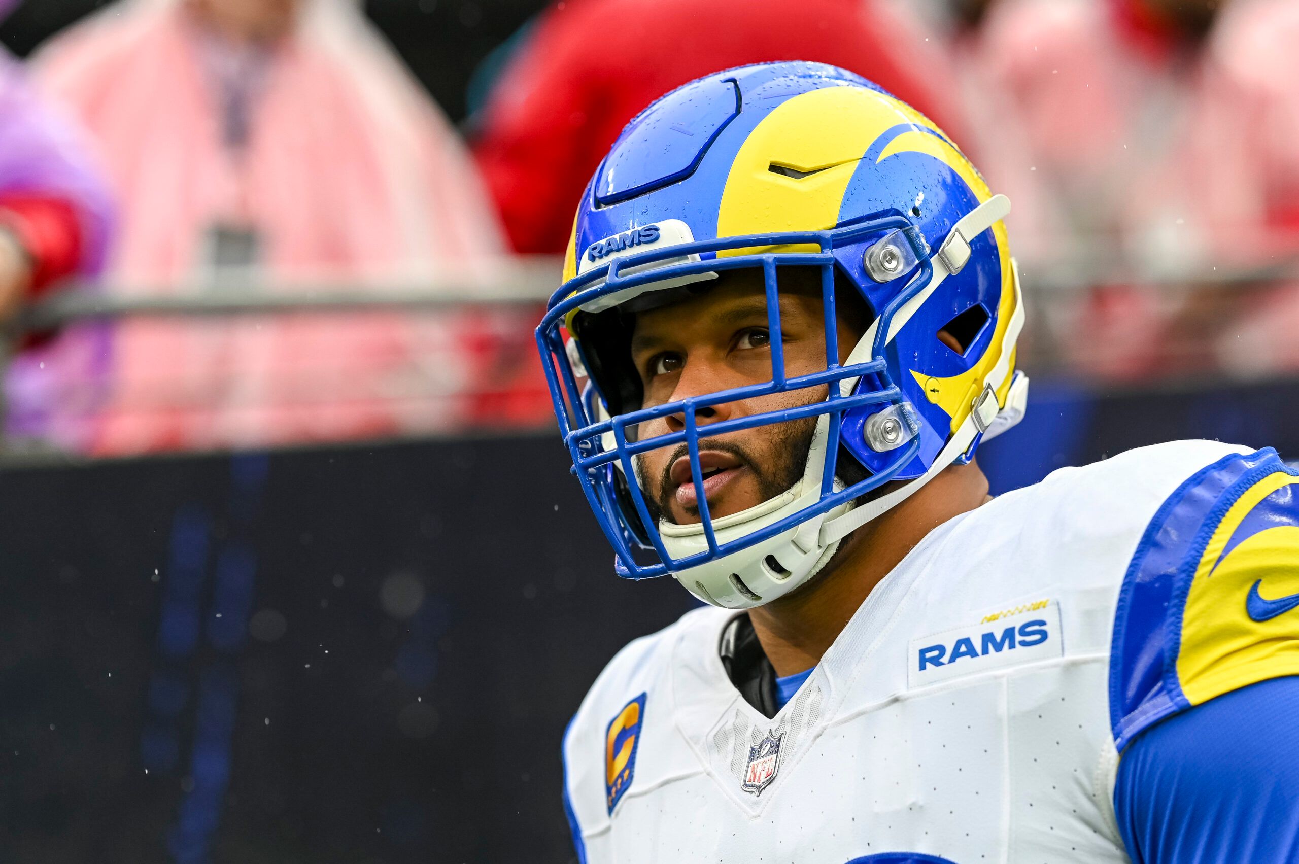 Los Angeles Rams Share Latest Update On Aaron Donald's Potential Return 3 NFL: Aaron Donald Los Angeles Rams at Baltimore Ravens