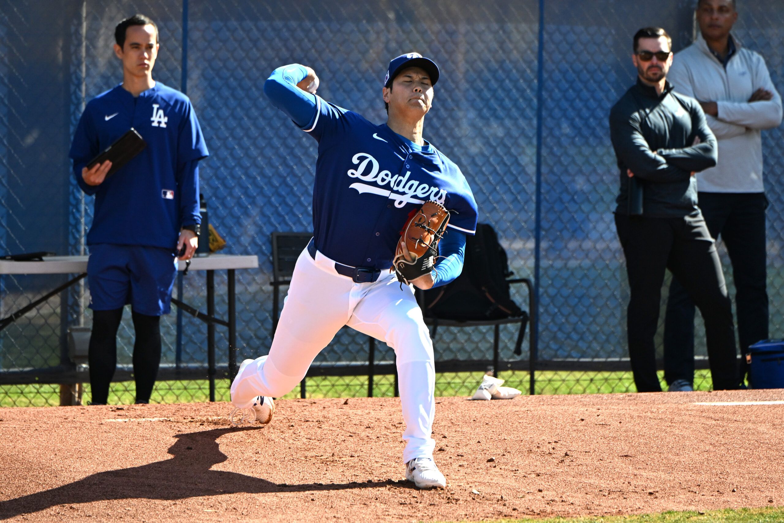 MLB: Los Angeles Dodgers-Workouts