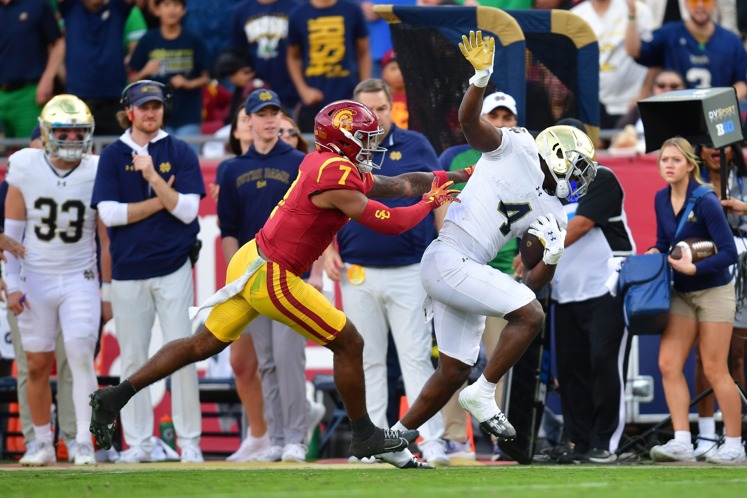 NCAA Football: Notre Dame at Southern California