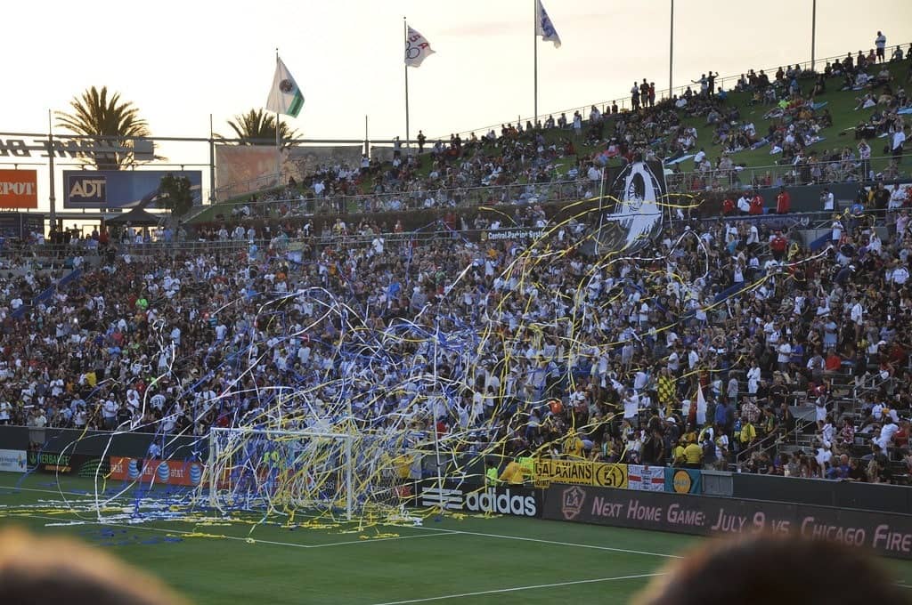 The LA Galaxy Midfield Mania 10 LA Galaxy Fans. Photo Credit: Ucniss | Under Creative Commons License