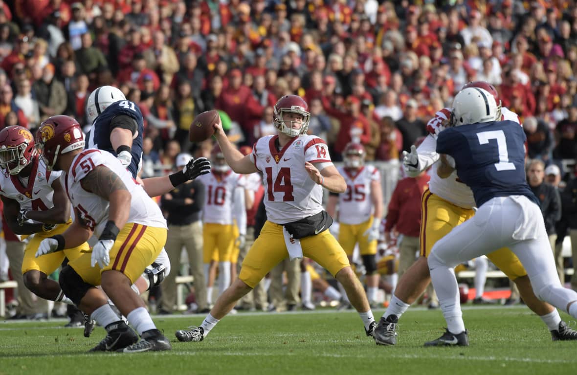 USC Trojans Announce Perfect Player To Lead Team Out Of Tunnel Against
