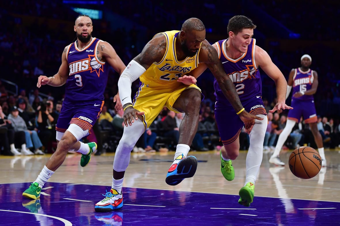 NBA: Phoenix Suns at Los Angeles Lakers