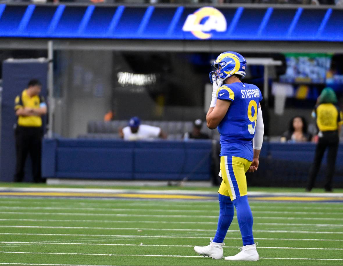 Did Matthew Stafford Have His Worst Game With Rams? 1 Stat Says 'Yes