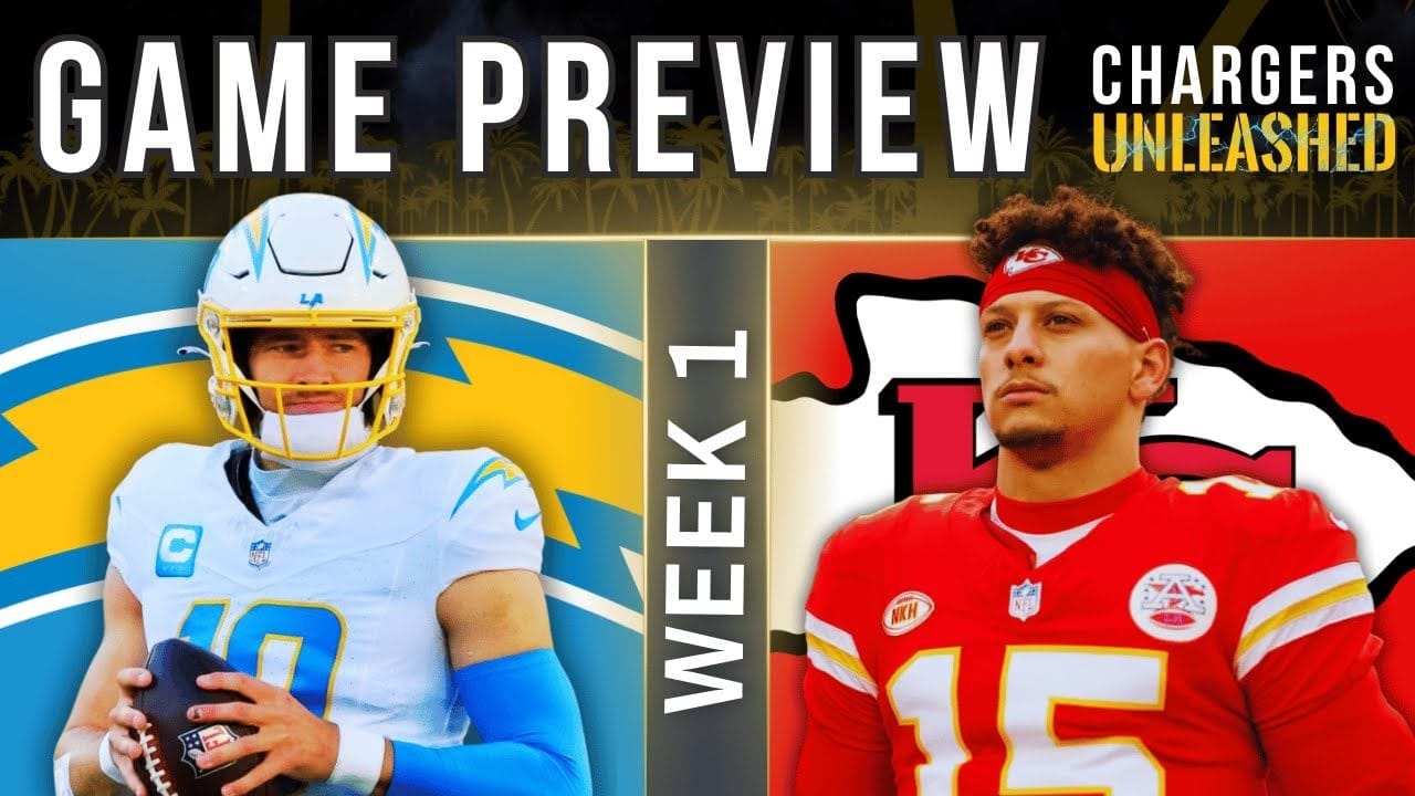 WATCH: Los Angeles Chargers Vs Kansas City Chiefs Week 1 Game Preview | Matchups, Keys To The Game 3 WATCH: Los Angeles Chargers Vs Kansas City Chiefs Week 1 Game Preview | Matchups, Keys To The Game