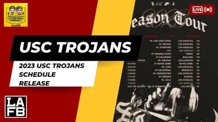 2023 USC Trojans Schedule Released | Games We Are Most Looking Forward To | Perfect Season? 7 Ryan Dyrud and Jamal Madni are joined by former Trojan and host of Salute To Troy, Alfred Rowe to discuss the recent 2023 USC Trojans Schedule Release.