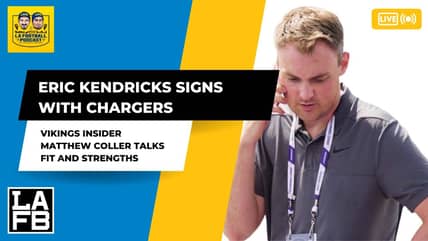 Minnesota Vikings Insider Matthew Coller Talks Eric Kendricks And How He Fits With The Chargers 7 Matthew Coller, host of the Purple Insider Podcast and PurpleInsider.com, chats with Ryan Dyrud about the newest Los Angeles Charger, Eric Kendricks.