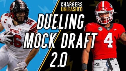 Dueling Chargers Mock Draft 2.0 | 2023 NFL Draft Prospects | Justin Herbert Gets His Weapons ⚔️